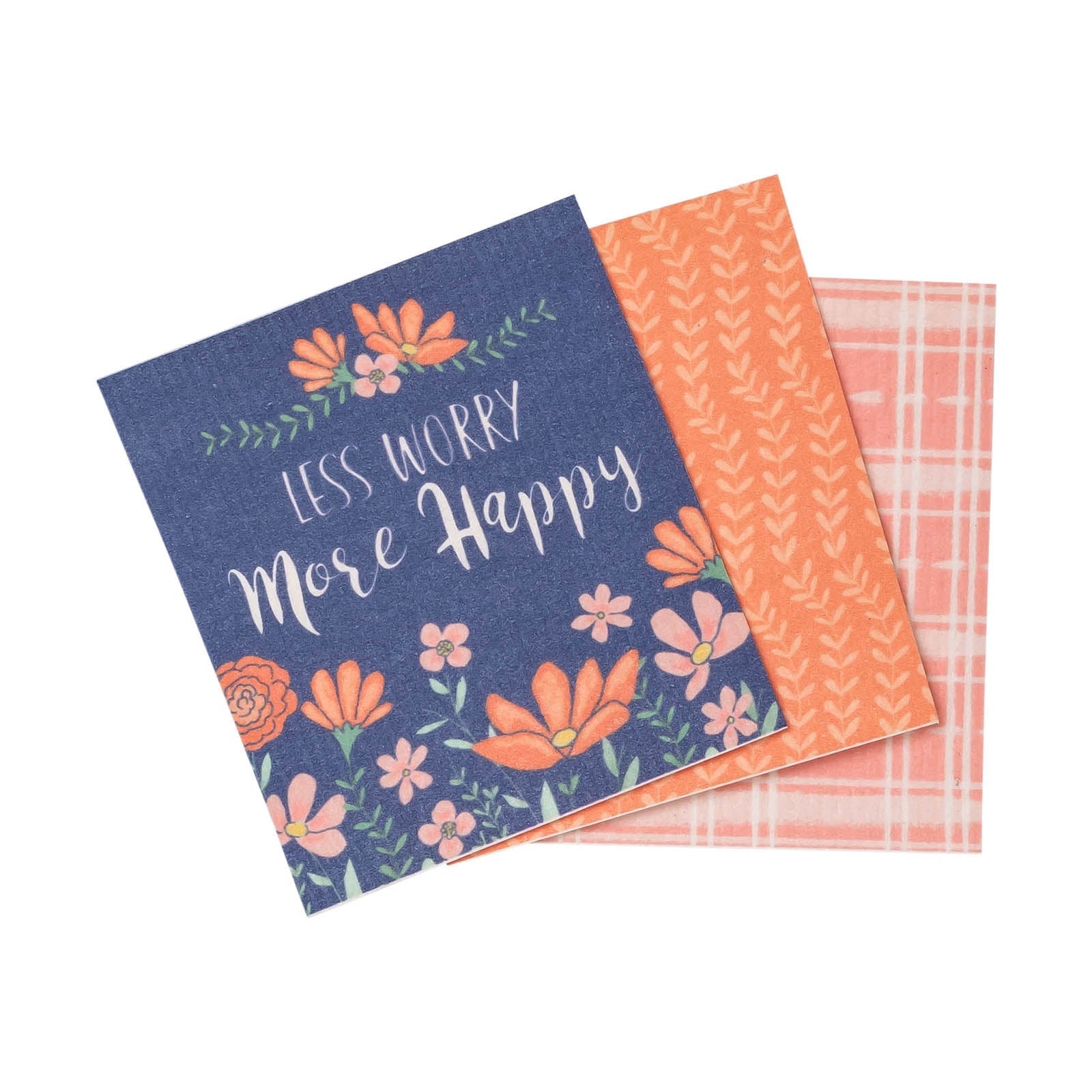 ECO Friendly Dishcloth Set: Less Worry More Happy