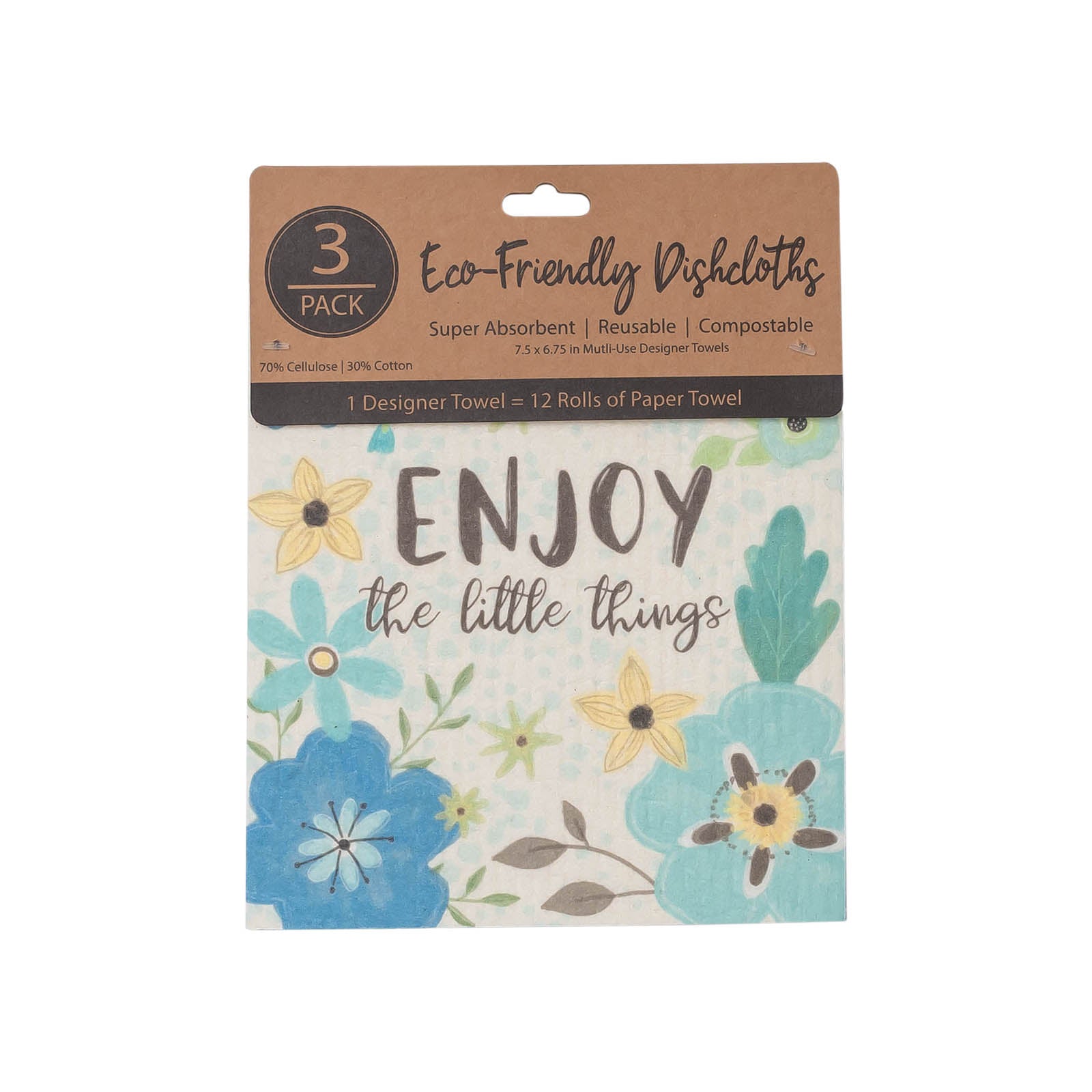ECO Friendly Dishcloth Set: Enjoy the Little Things
