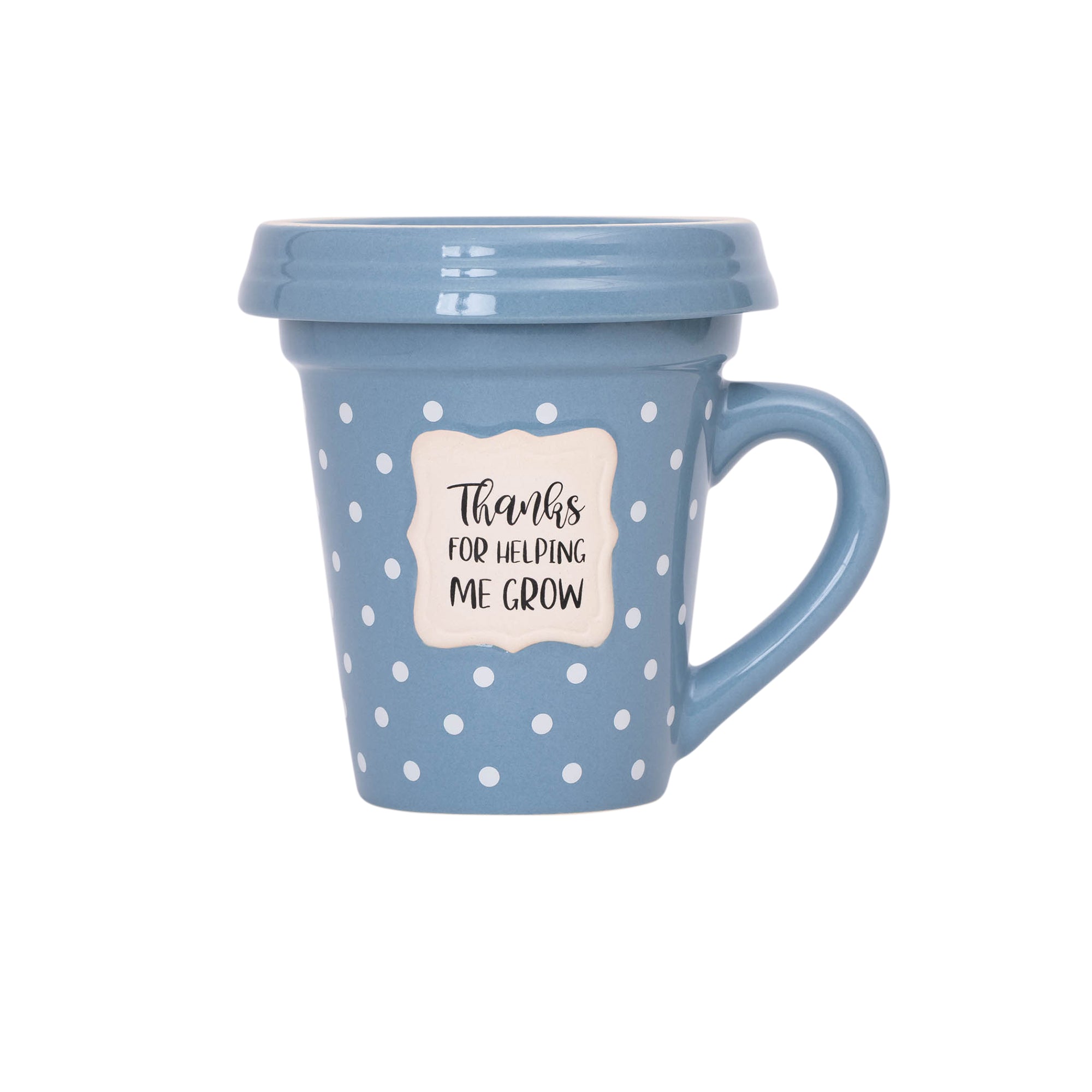 Flower Pot Mug: Helping Me Grow