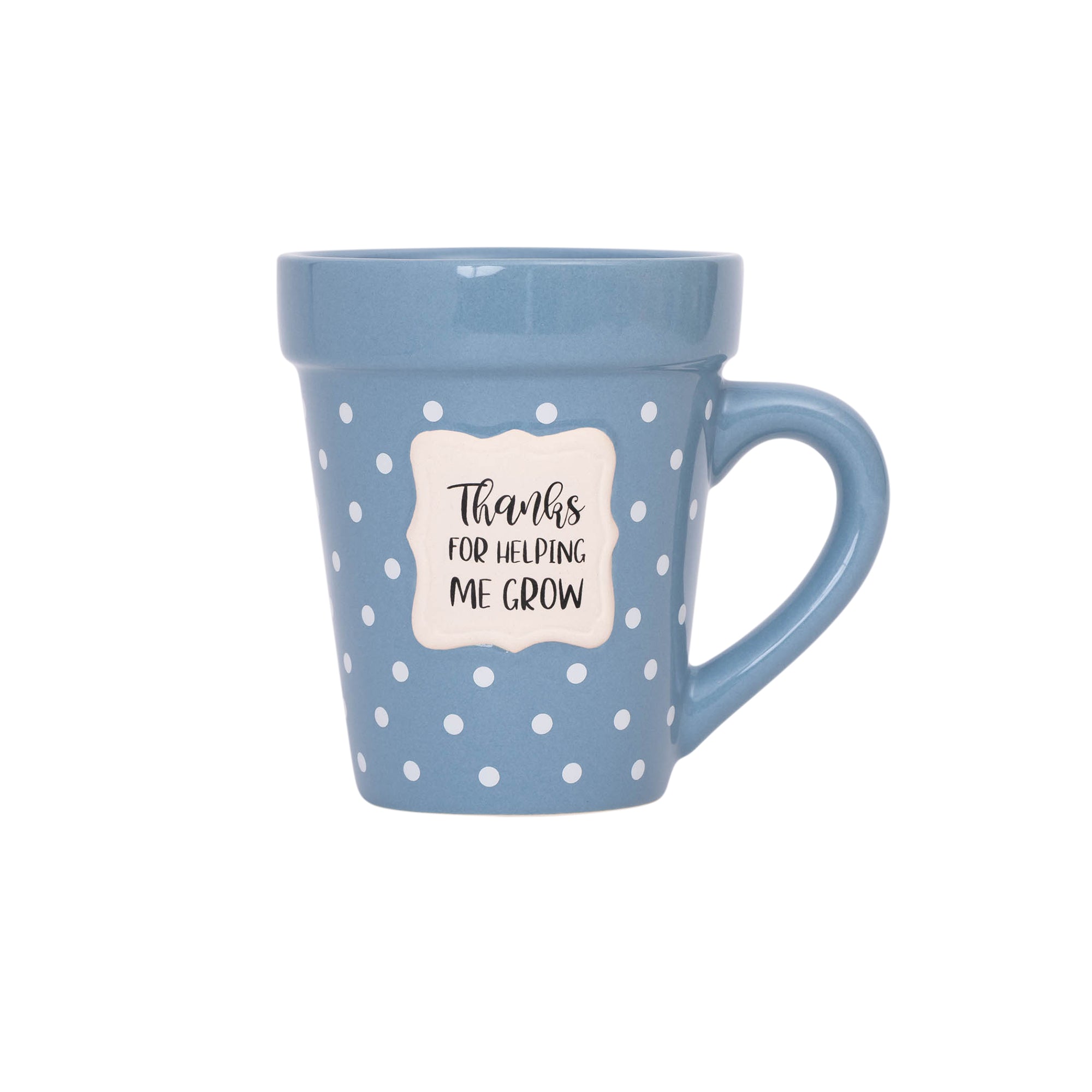 Flower Pot Mug: Helping Me Grow