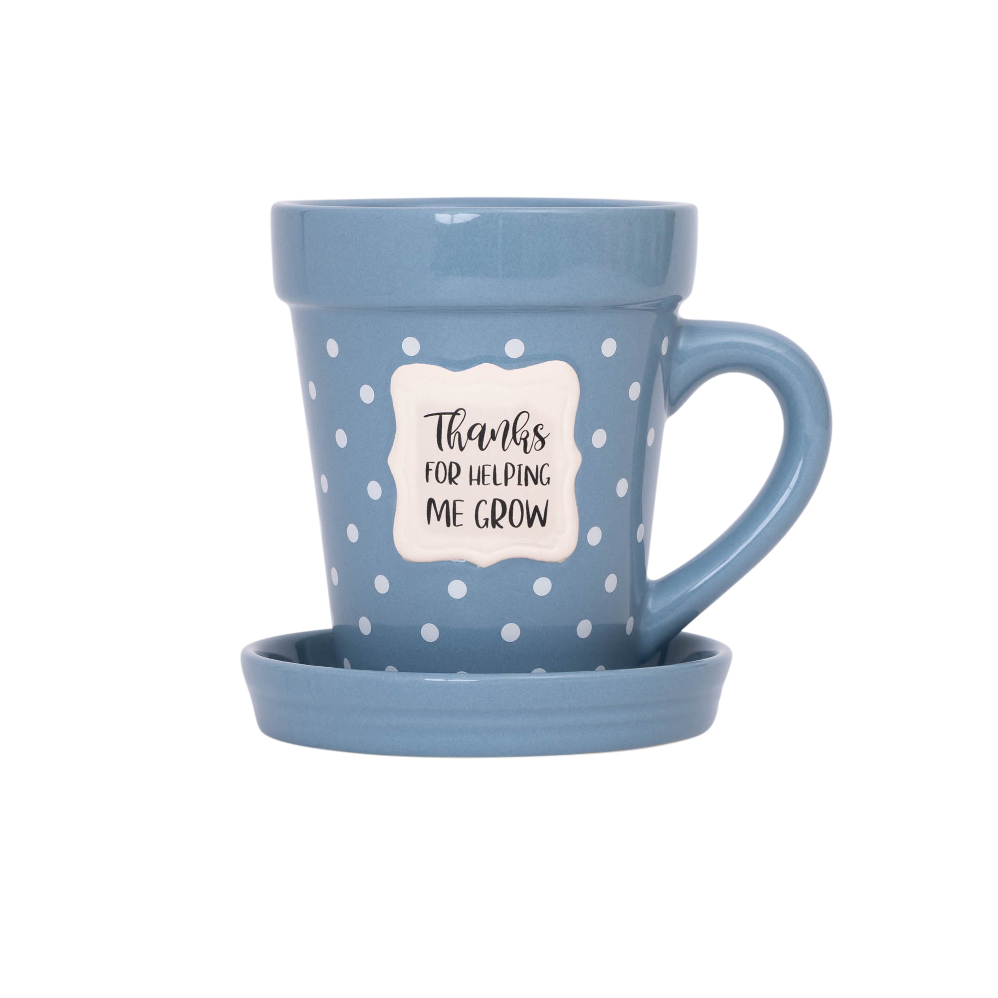 Flower Pot Mug: Helping Me Grow