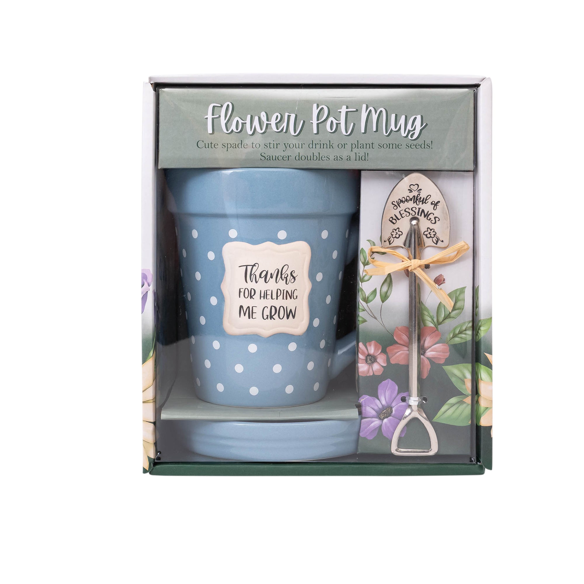 Flower Pot Mug: Helping Me Grow