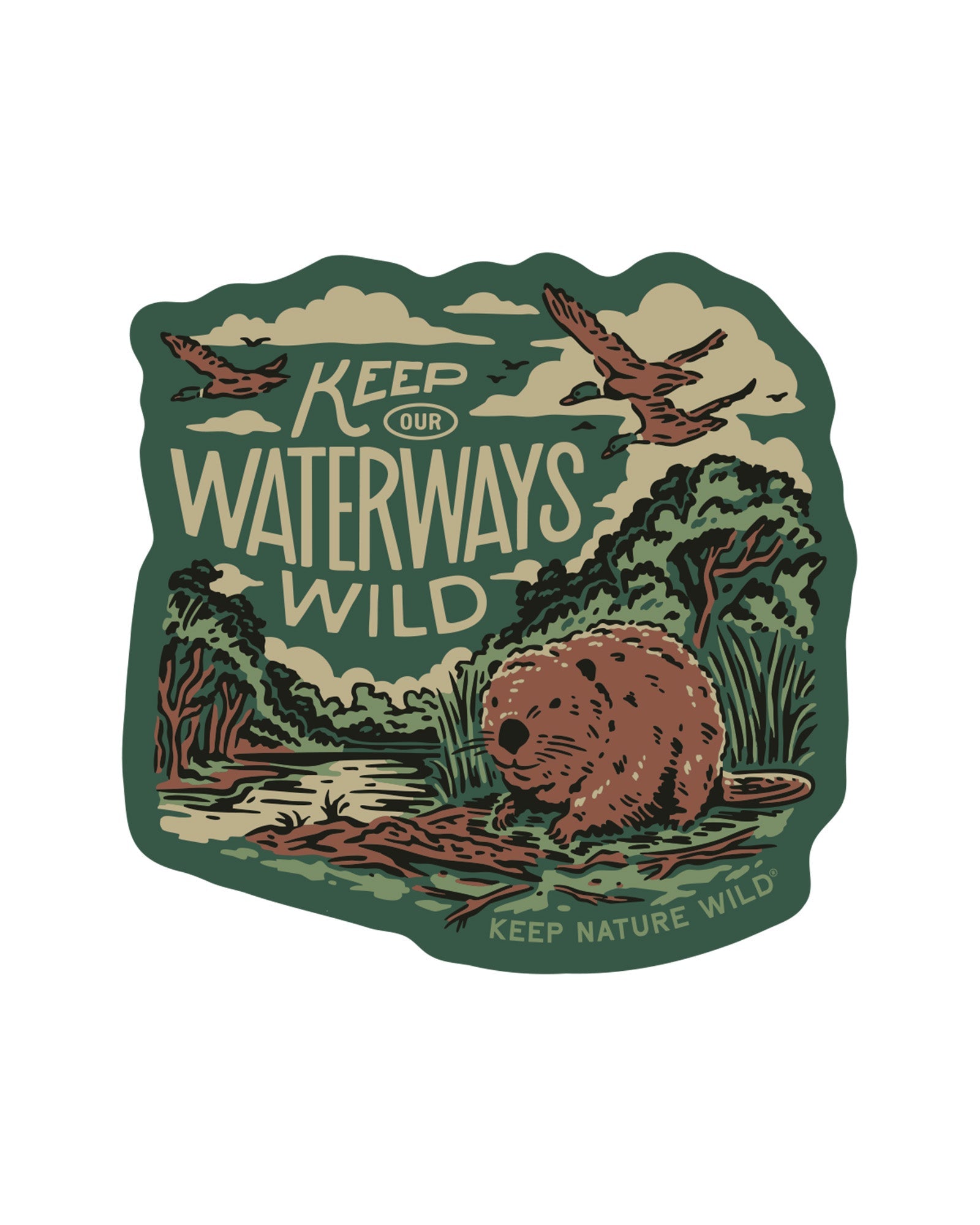 Keep Our Waterways Wild | Sticker