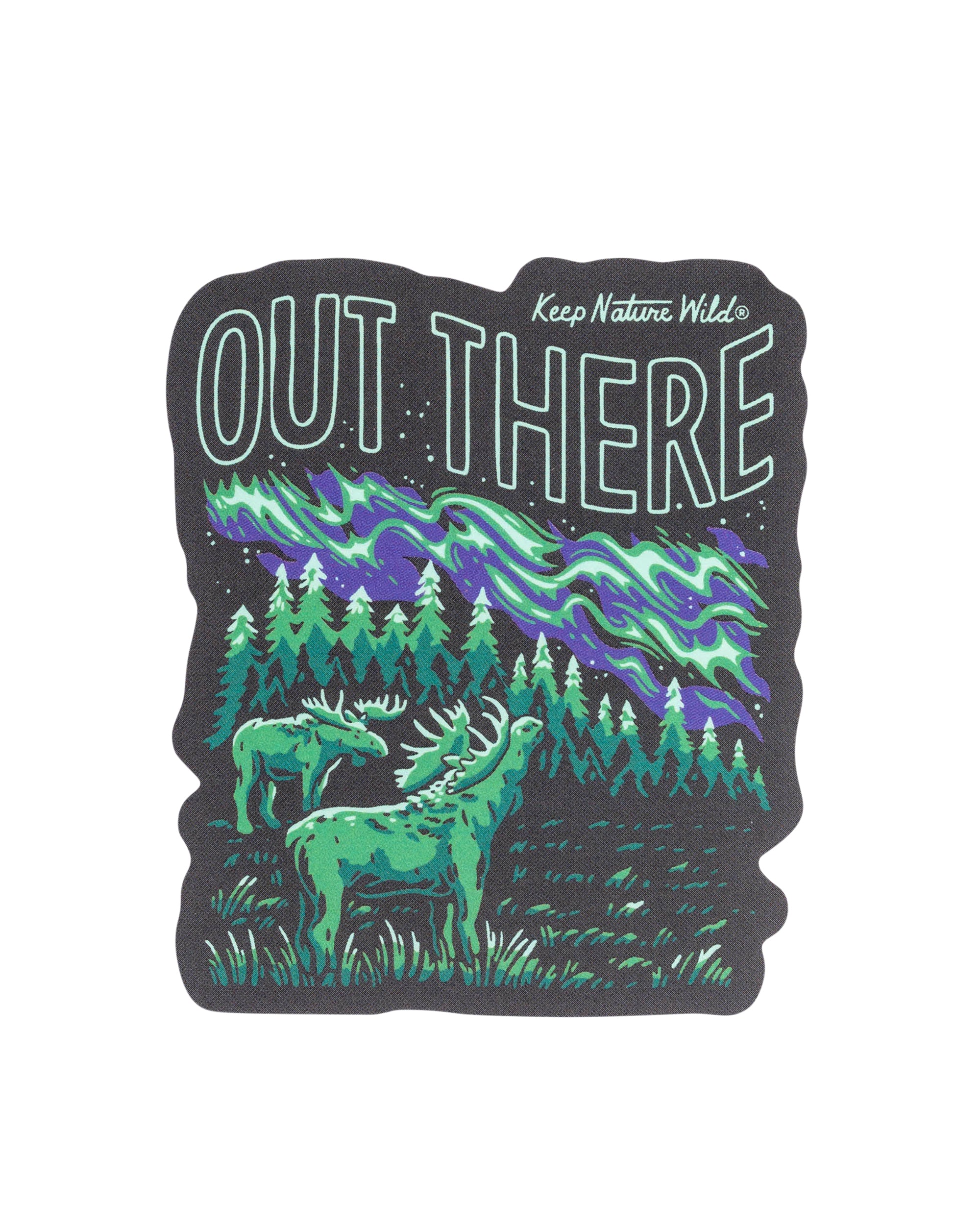 Out There Moose | Sticker