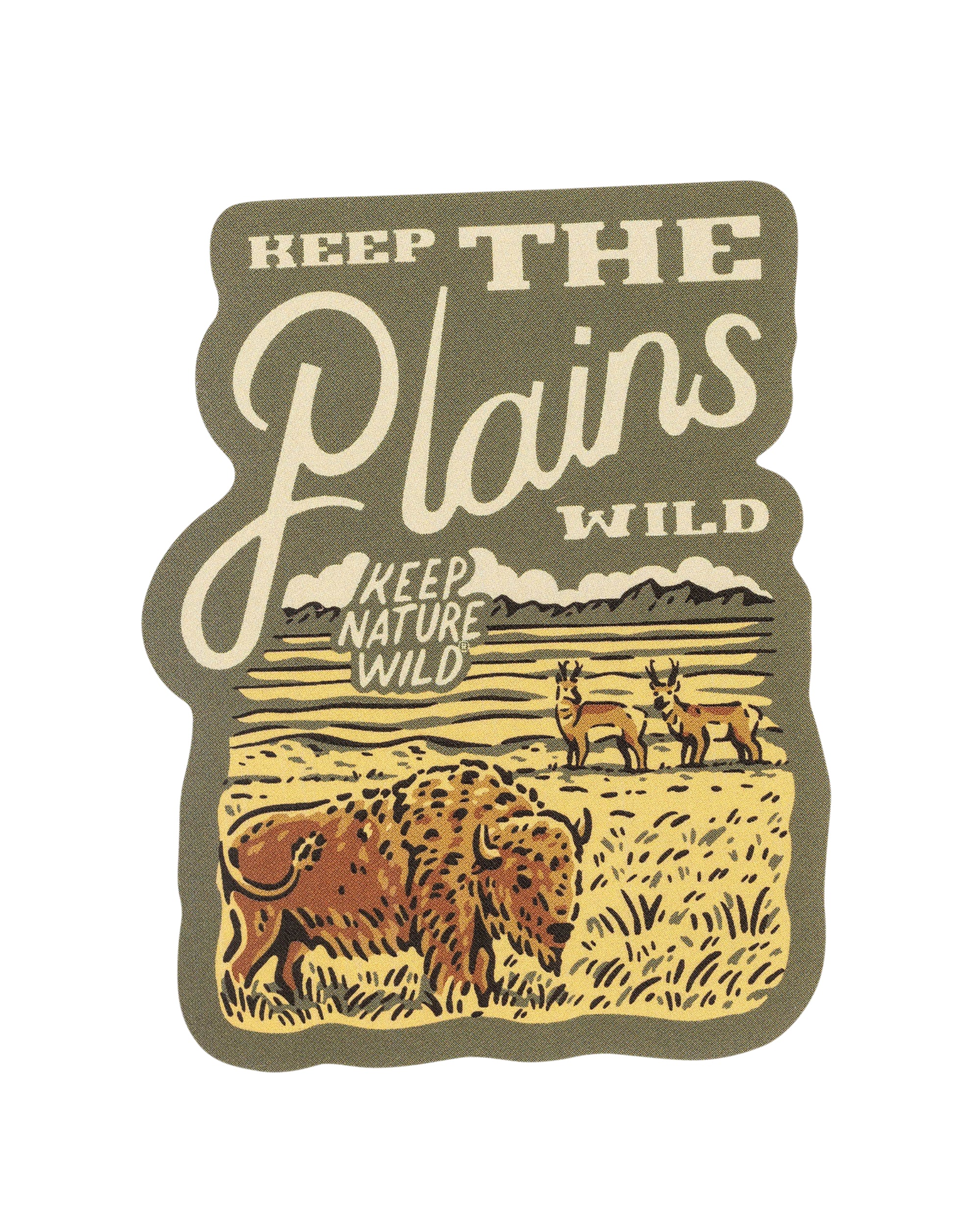 Keep the Plains Wild | Sticker