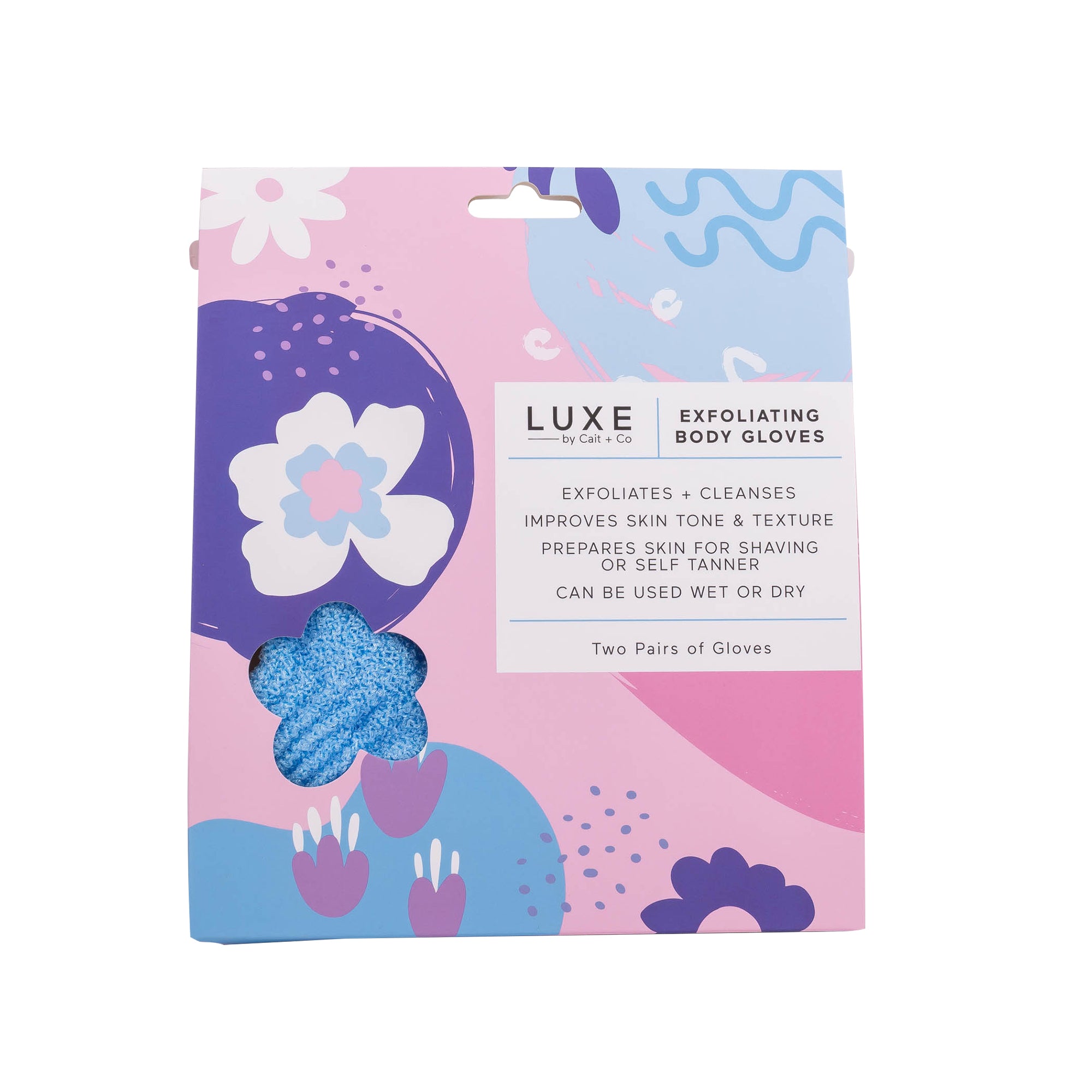 Exfoliating Body Gloves - Blue