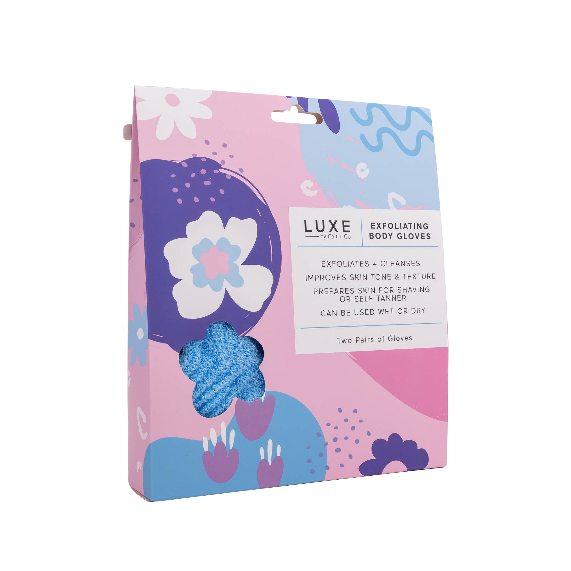 Exfoliating Body Gloves - Blue