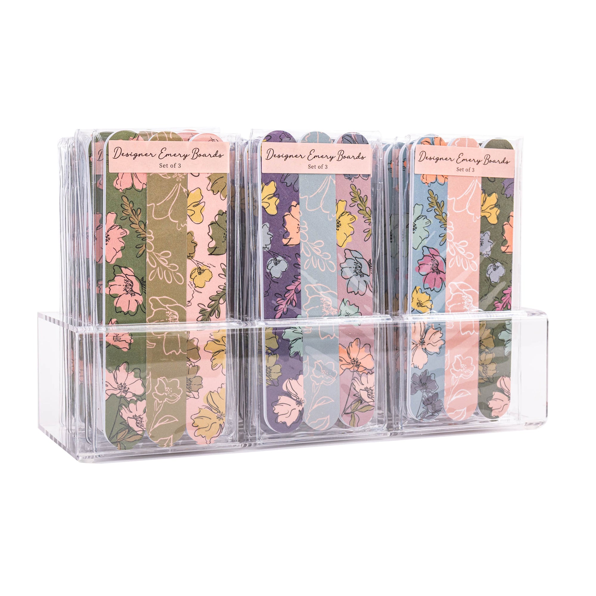 Cait + Co Wild Blossom Emery Board: Pre Loaded Display