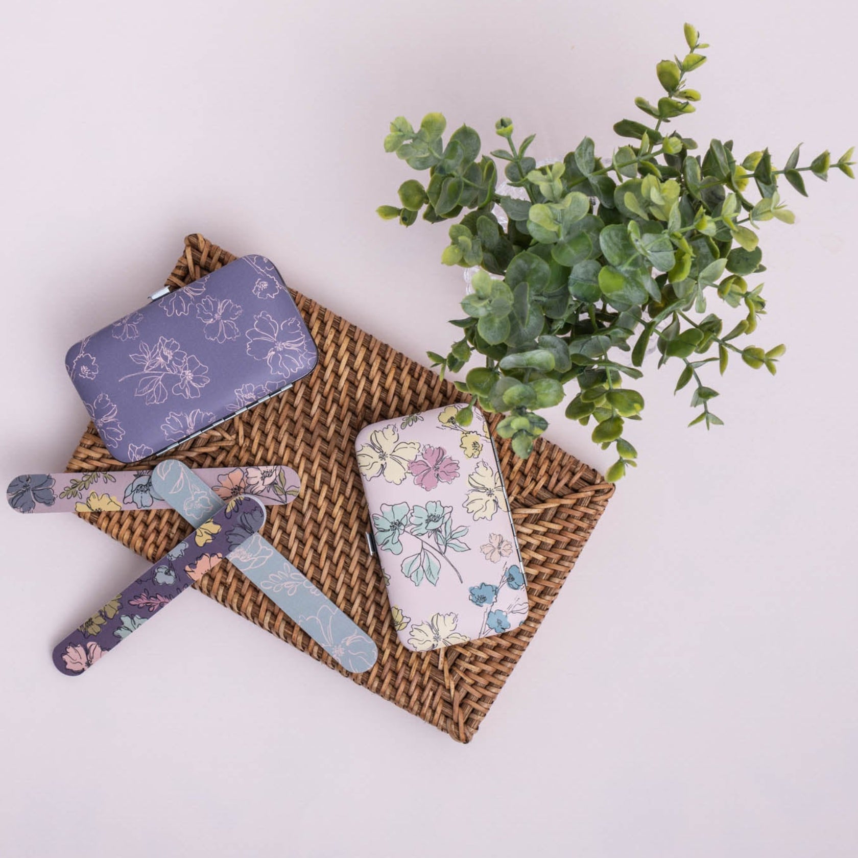 Manicure Set: Wild Blossom Purple