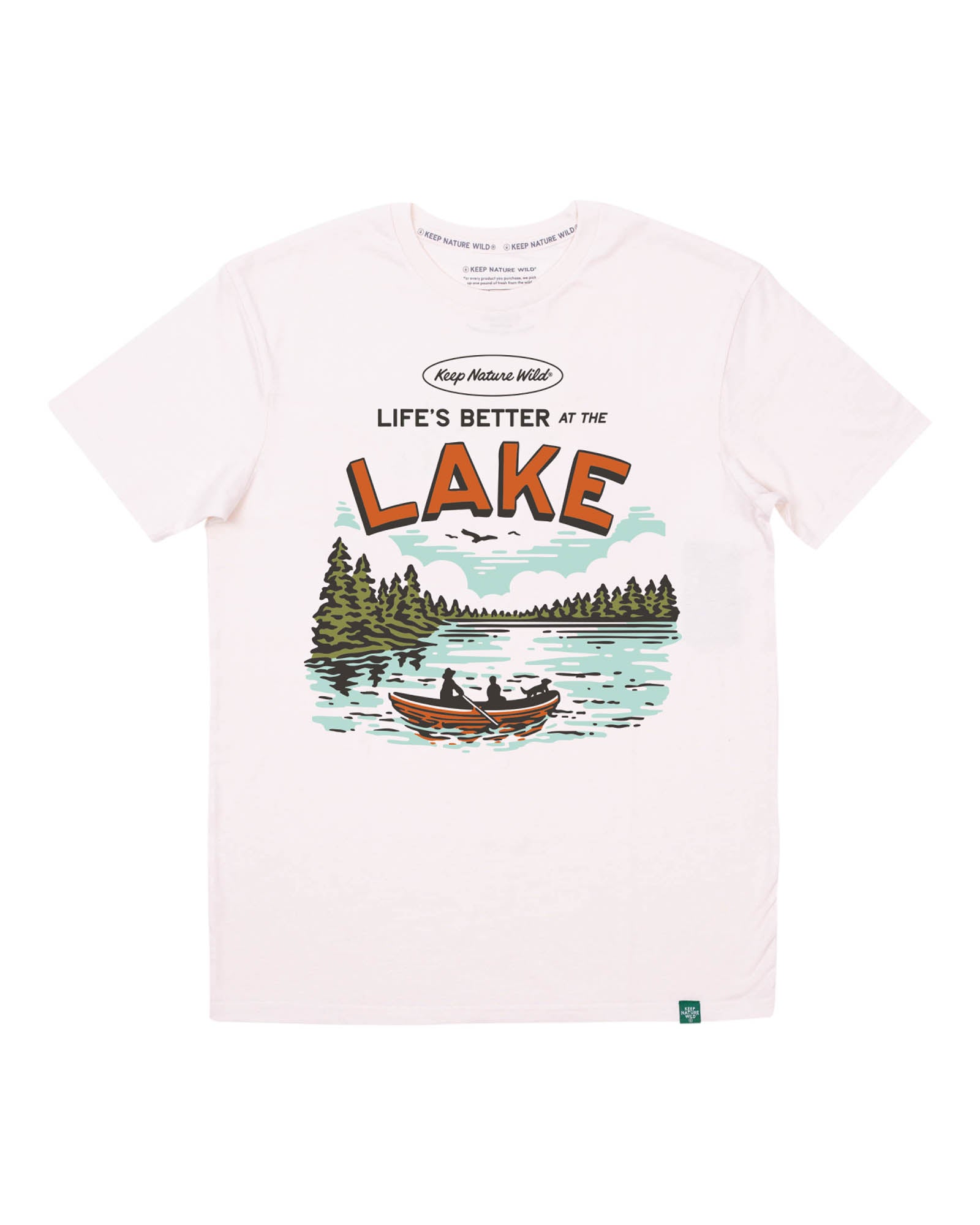 Better At The Lake | Unisex Tee | Natural