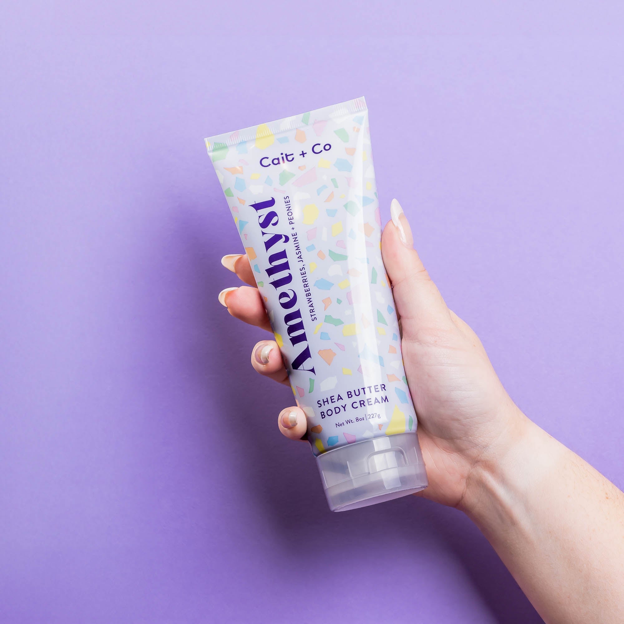 Gem Gift Set - Amethyst (Bar Soap + Body Cream)