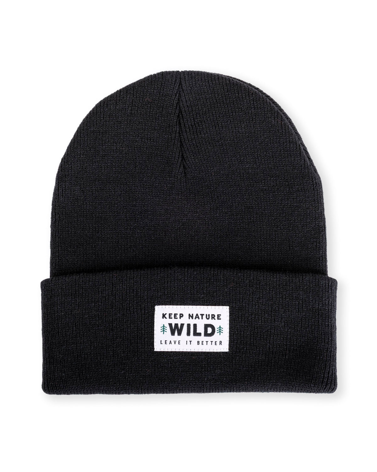 Twin Pines Cuffed Beanie | Black
