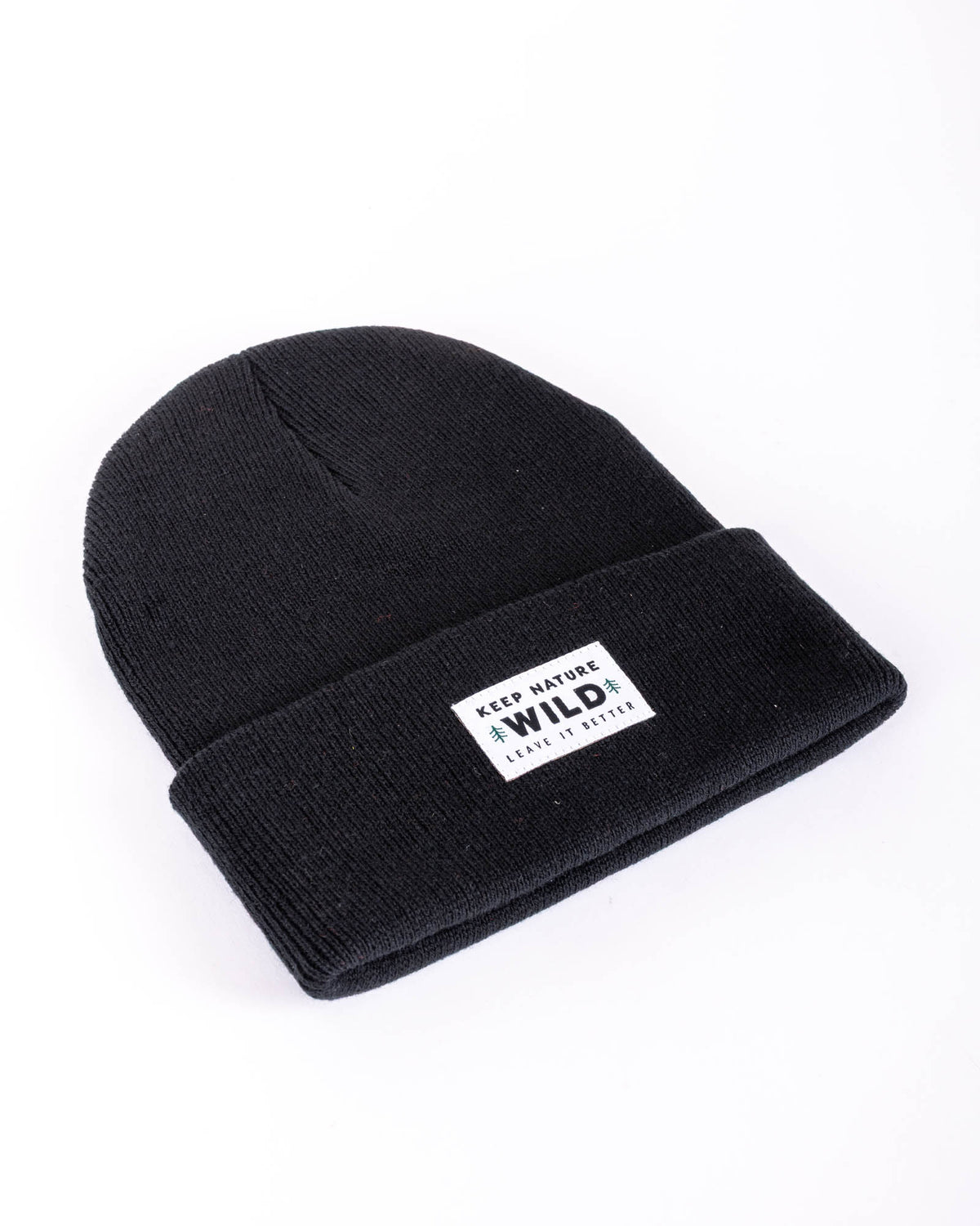 Twin Pines Cuffed Beanie | Black
