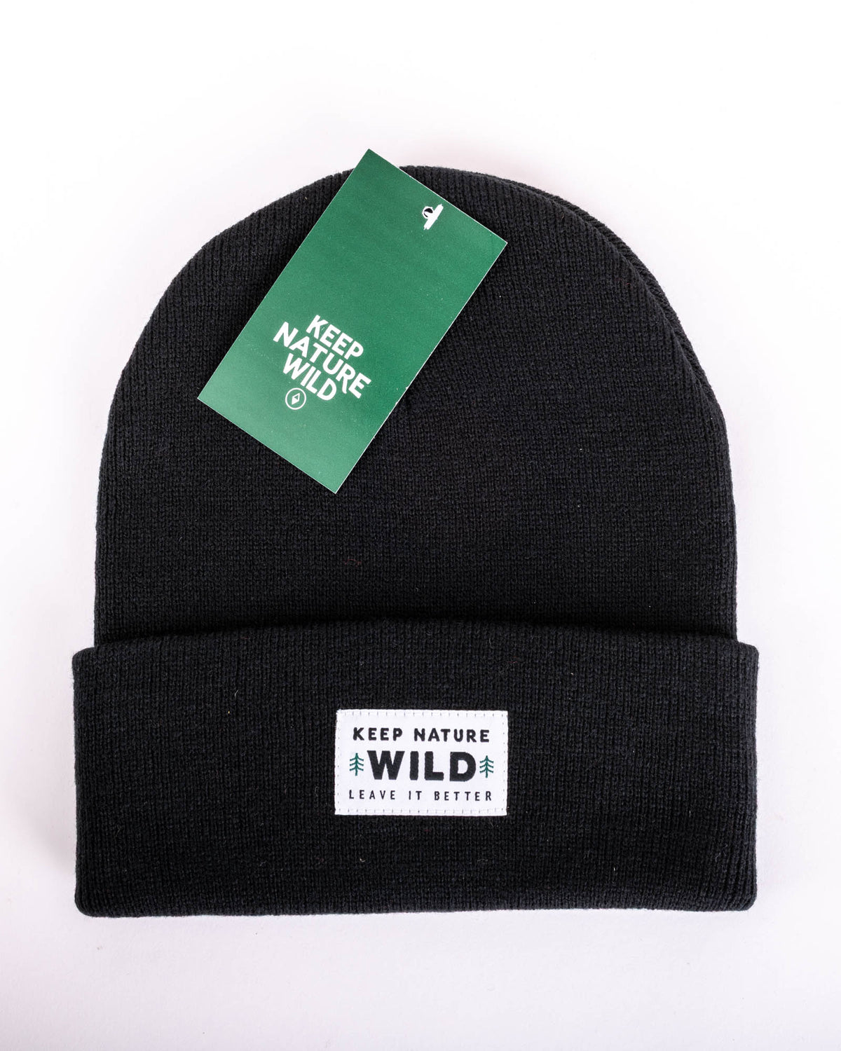 Twin Pines Cuffed Beanie | Black