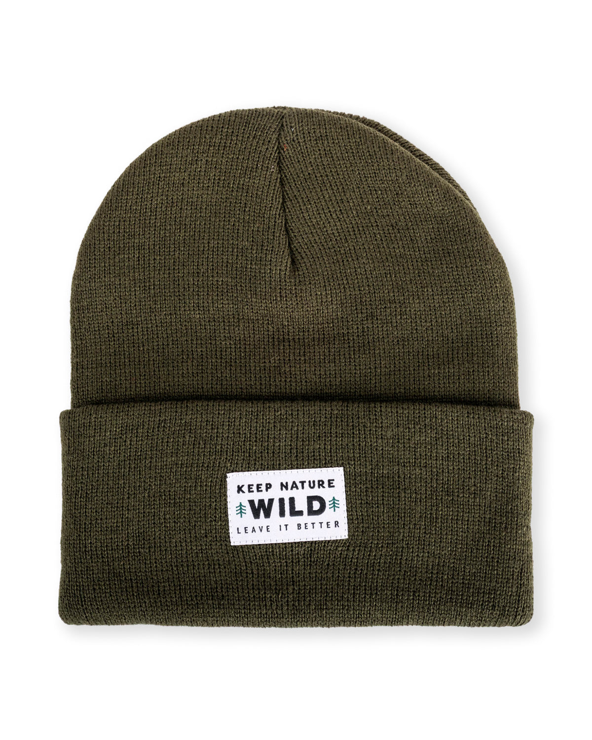 Twin Pines Cuffed Beanie | Olive