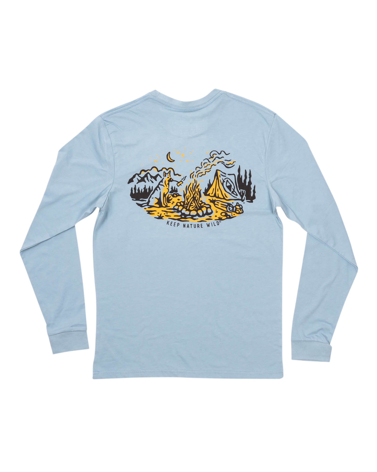 Campfire Dog Unisex Long Sleeve | Morning Mist