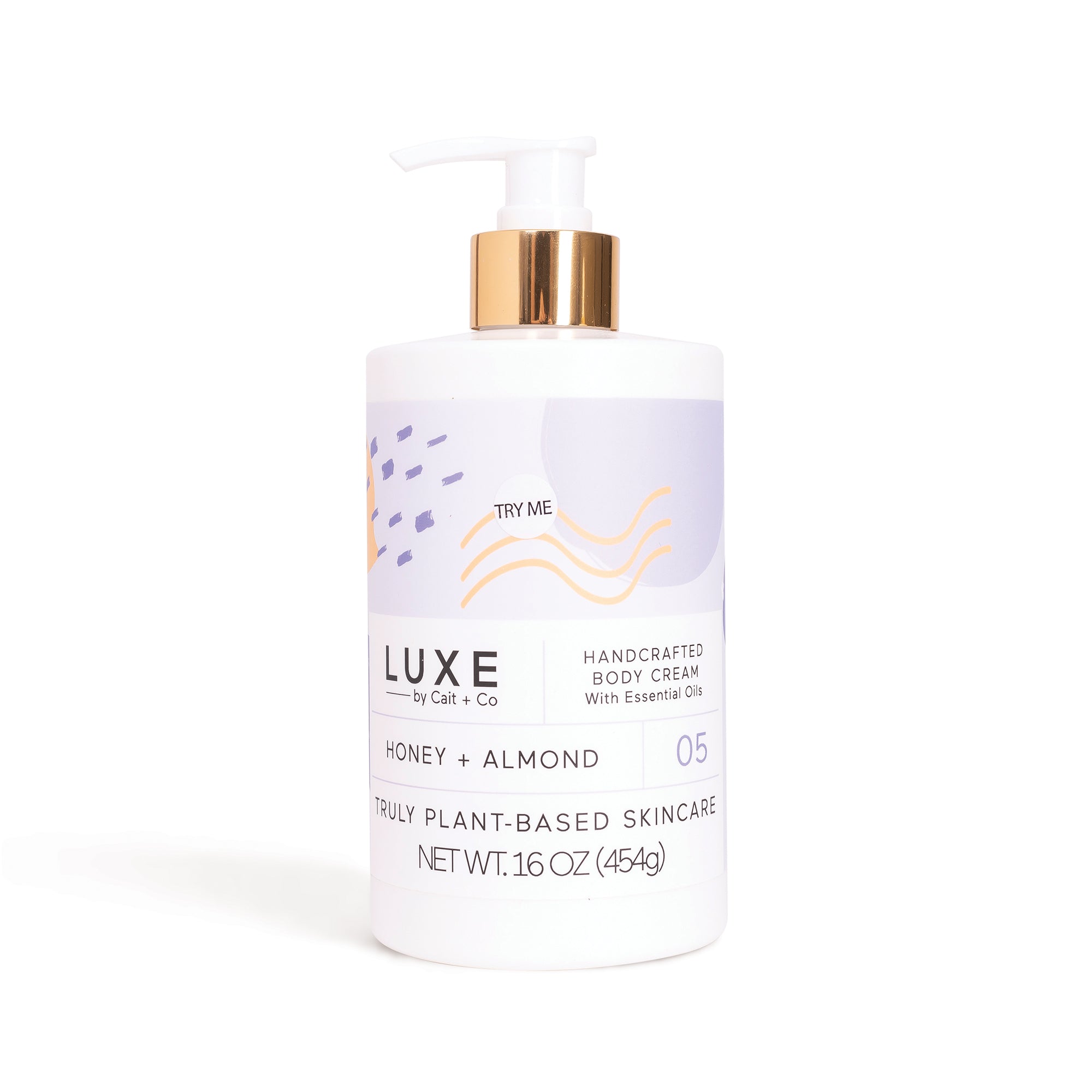 Honey + Almond Shea Butter Body Cream 16 oz
