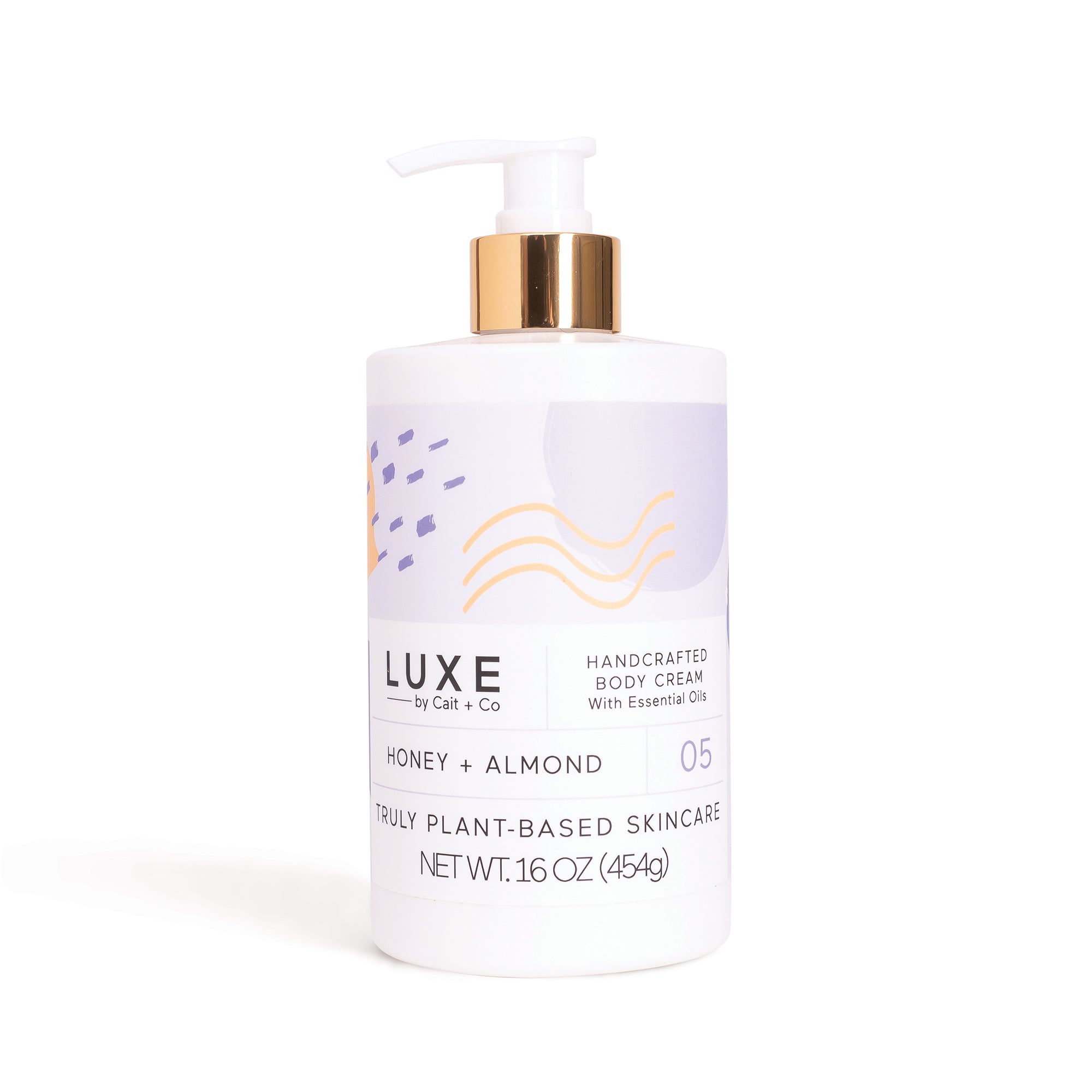 Honey + Almond Shea Butter Body Cream 16 oz
