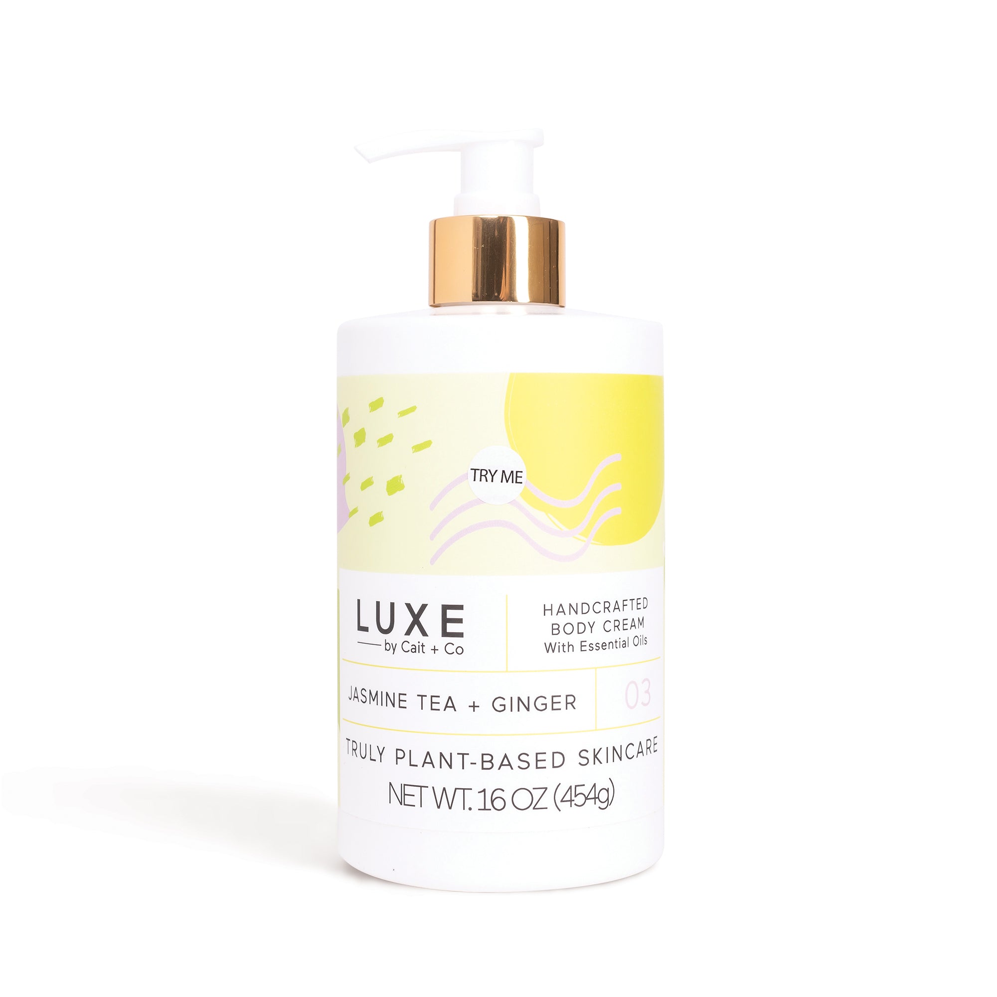 Jasmine Tea + Ginger Shea Butter Body Cream 16 oz