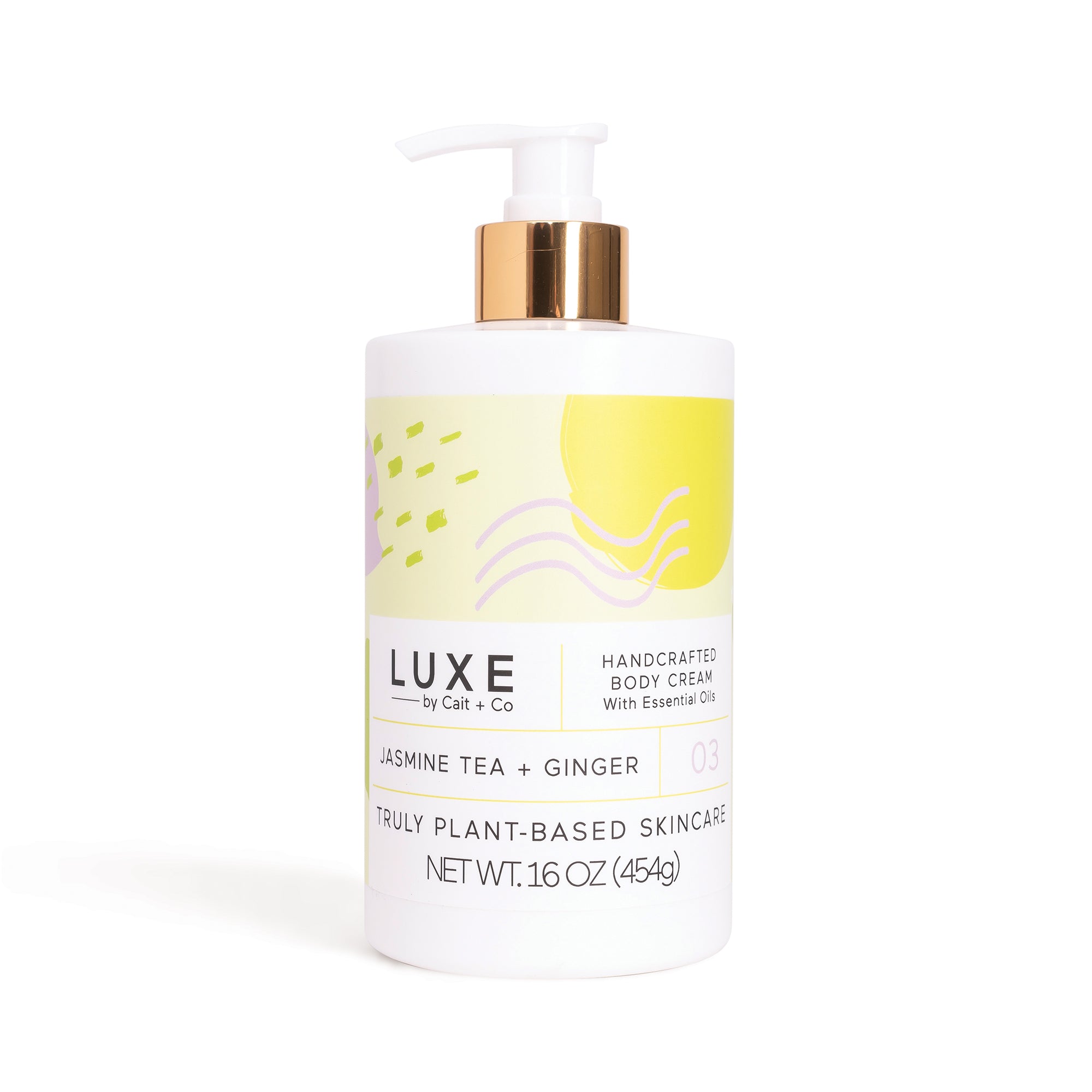 Jasmine Tea + Ginger Shea Butter Body Cream 16 oz