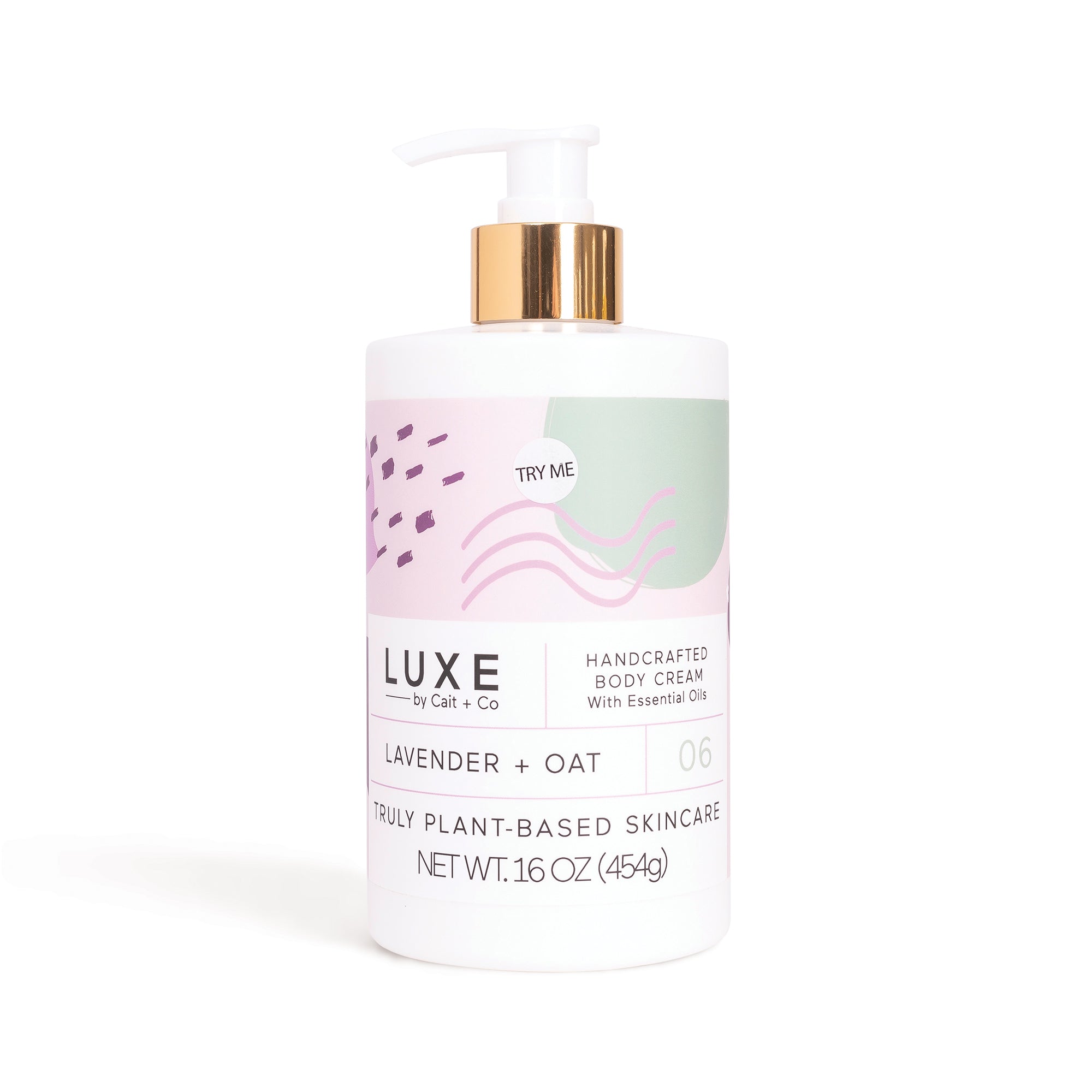 Lavender + Oat Shea Butter Body Cream 16 oz
