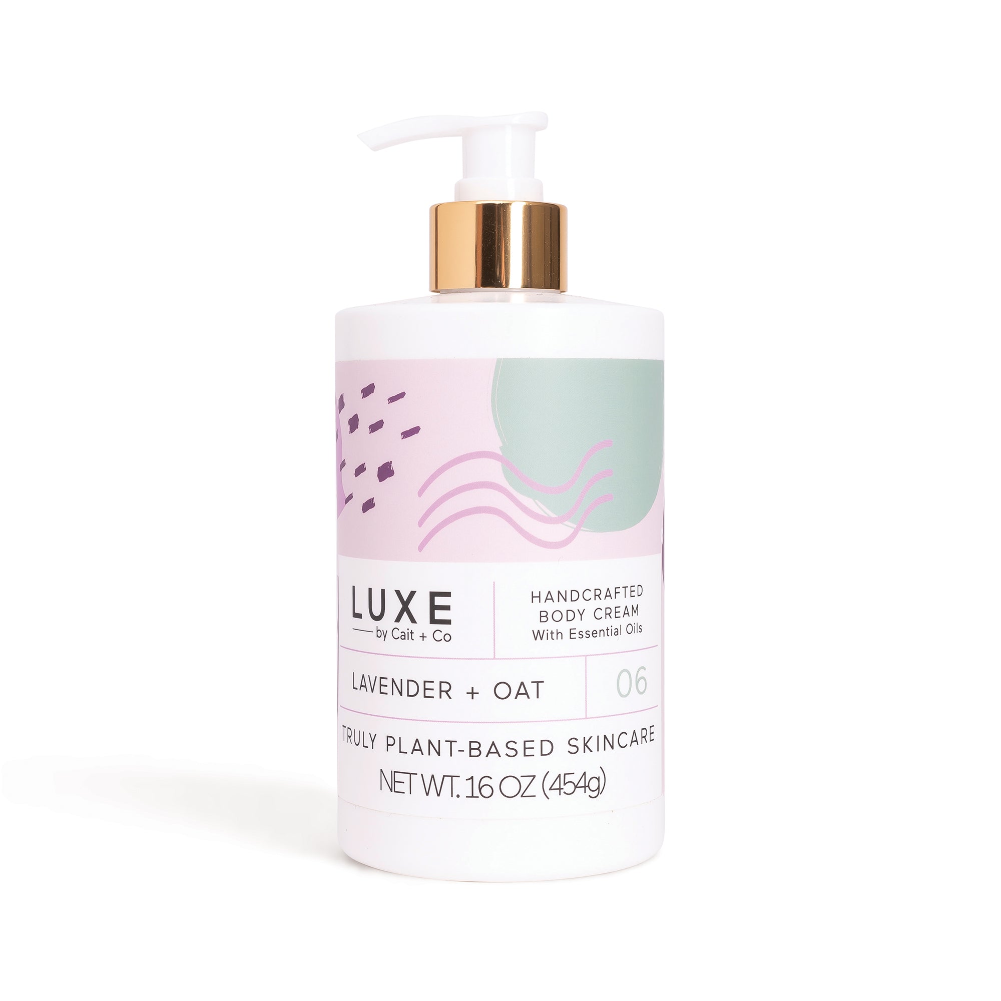 Lavender + Oat Shea Butter Body Cream 16 oz