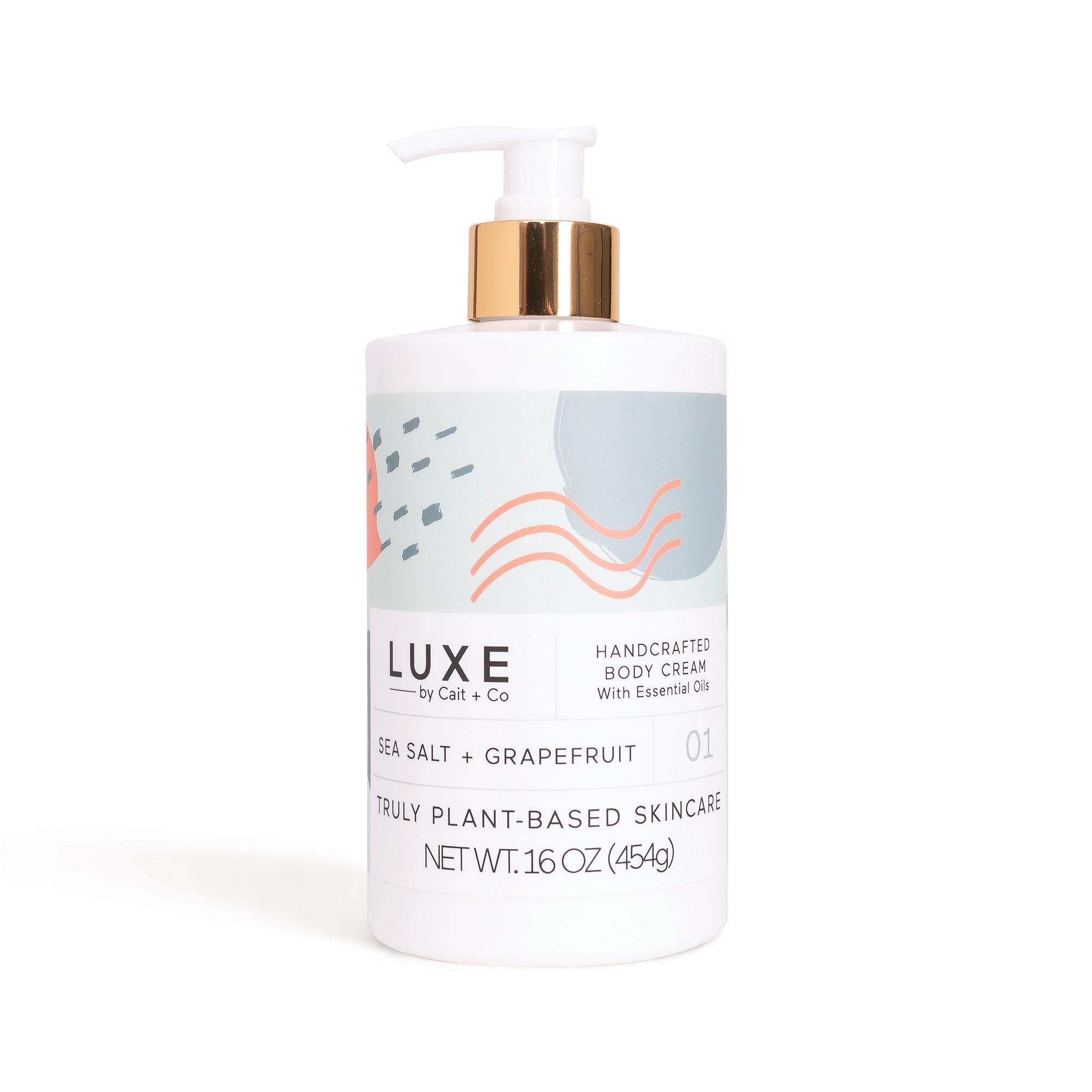 Sea Salt + Grapefruit Shea Butter Body Cream 16 oz