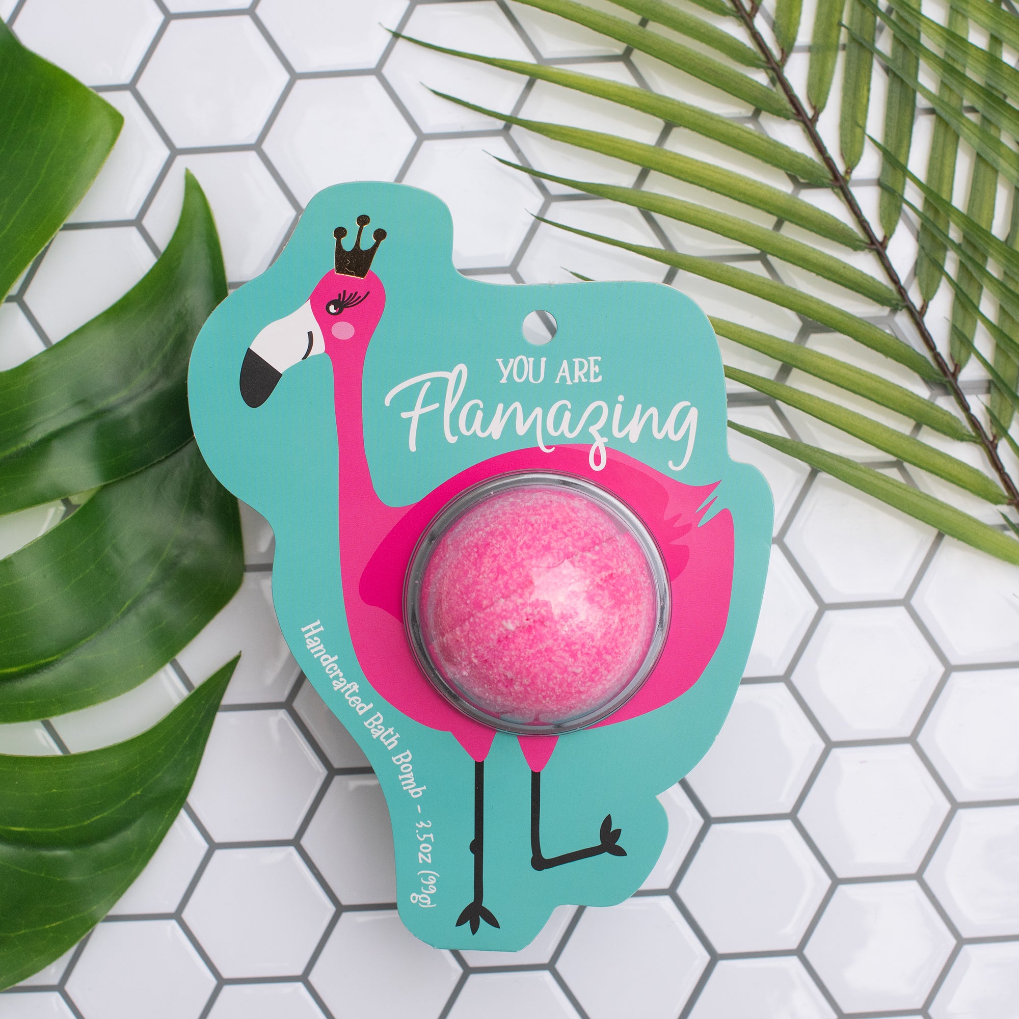 You are Flamazing Flamingo Bath Bomb Clamshell