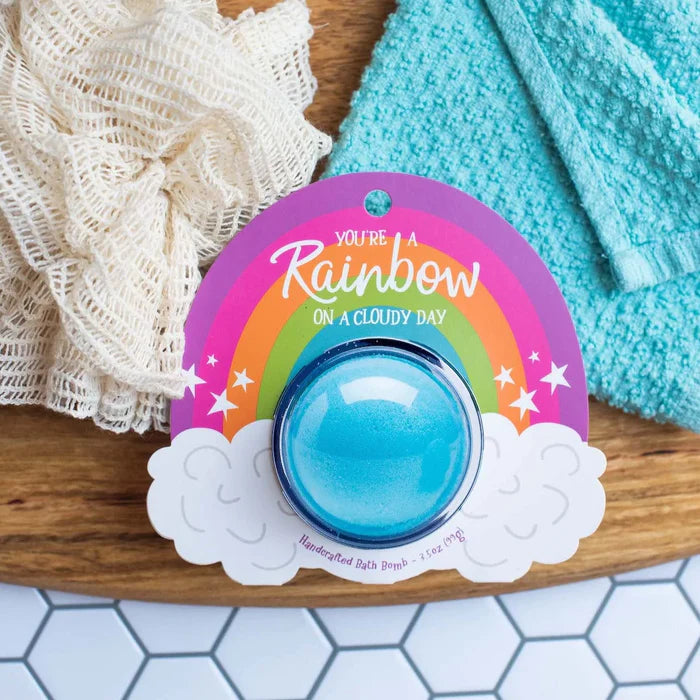 You're a Rainbow on a Cloudy Day Bath Bomb Clamshell