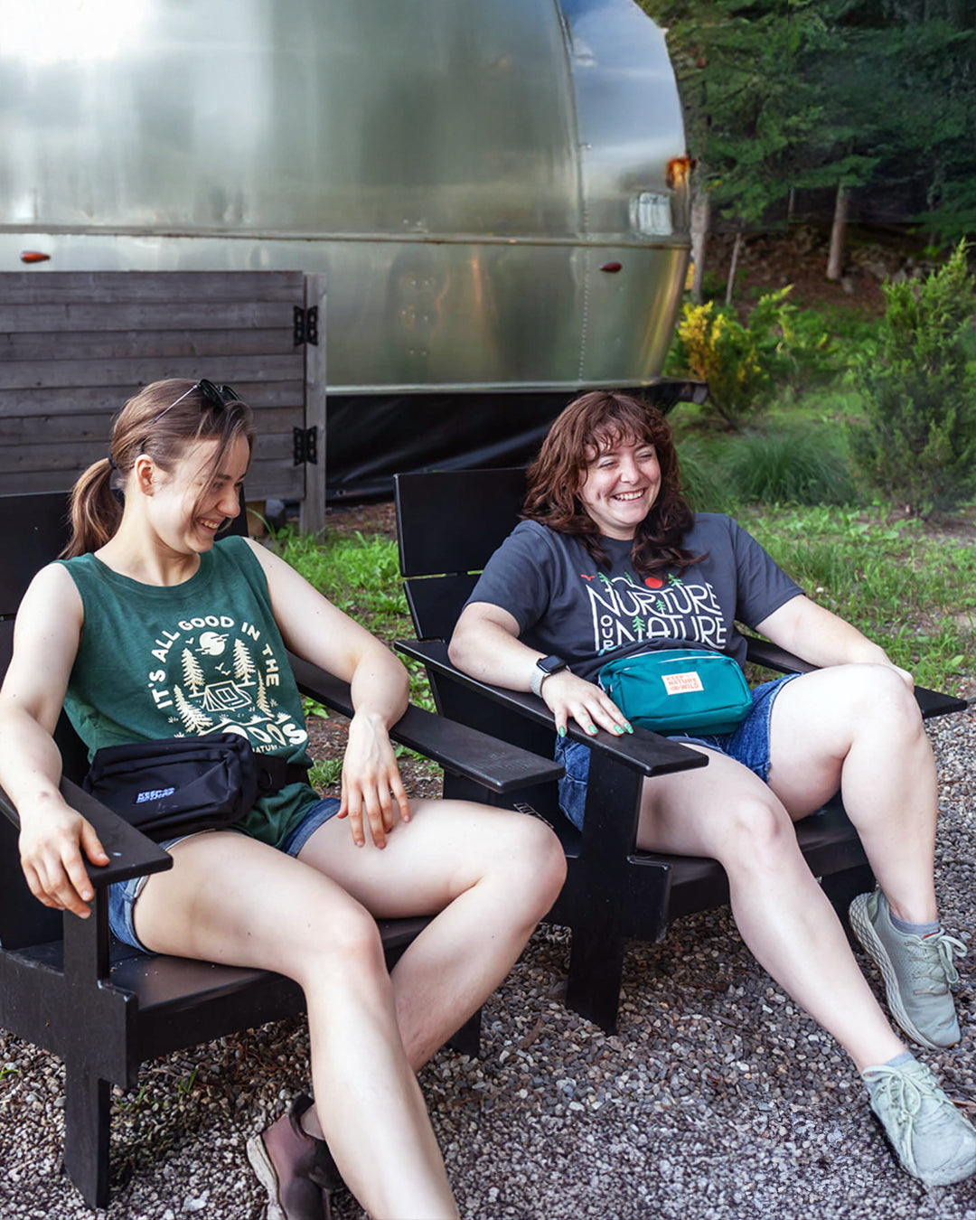 Good in the Woods Women's Muscle Tank | Heather Forest