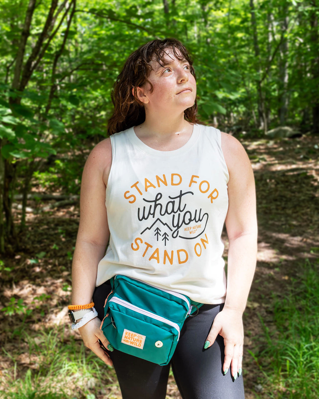 Stand For Women's Muscle Tank | Natural