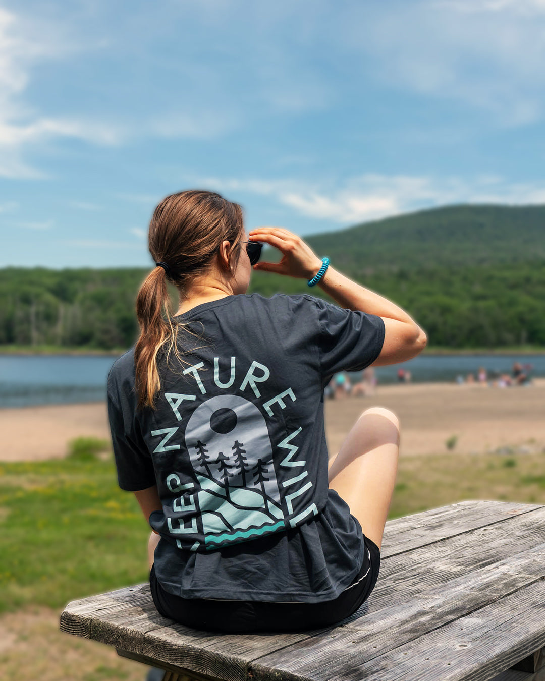 Mountainside Unisex Tee | Coal