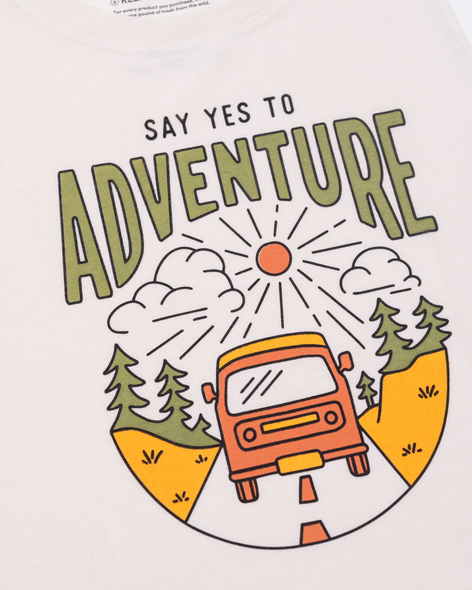 Say Yes to Adventure Women's Muscle Tank | Natural