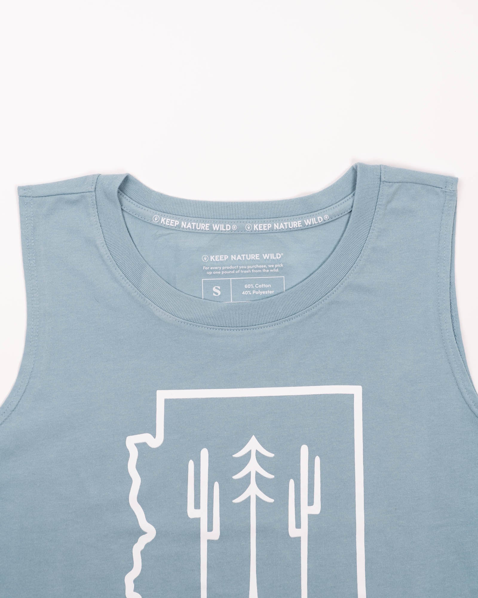 Arizona Wilderness Women's Muscle Tank | Morning Mist
