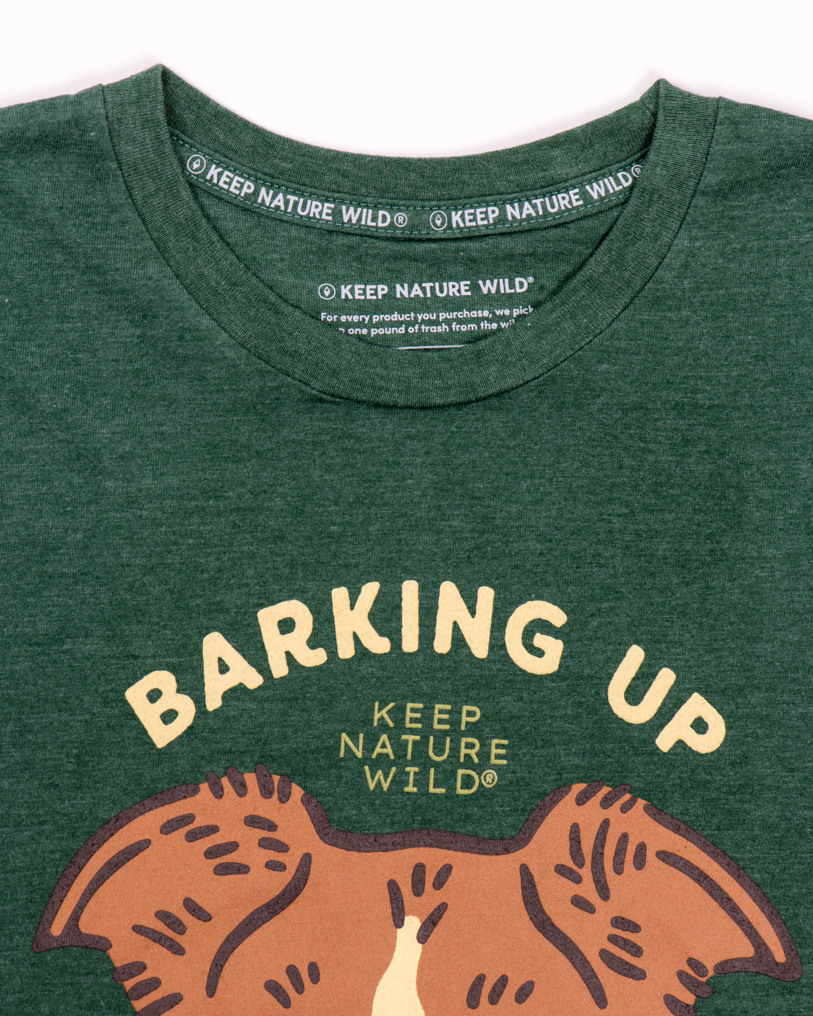 Barking Up All the Trees Unisex Tee | Heather Forest