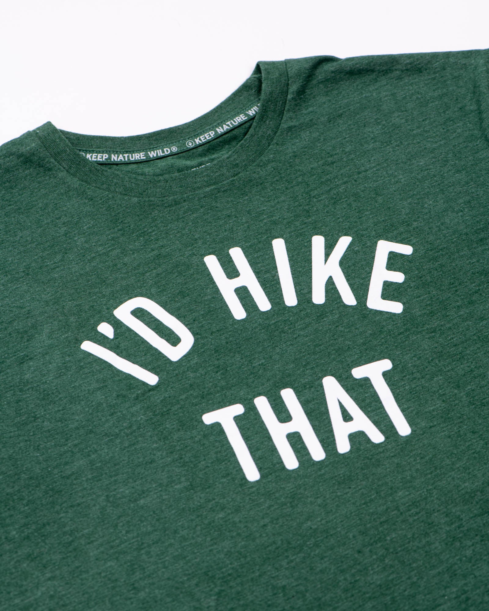 I'd Hike That Unisex Tee | Heather Forest