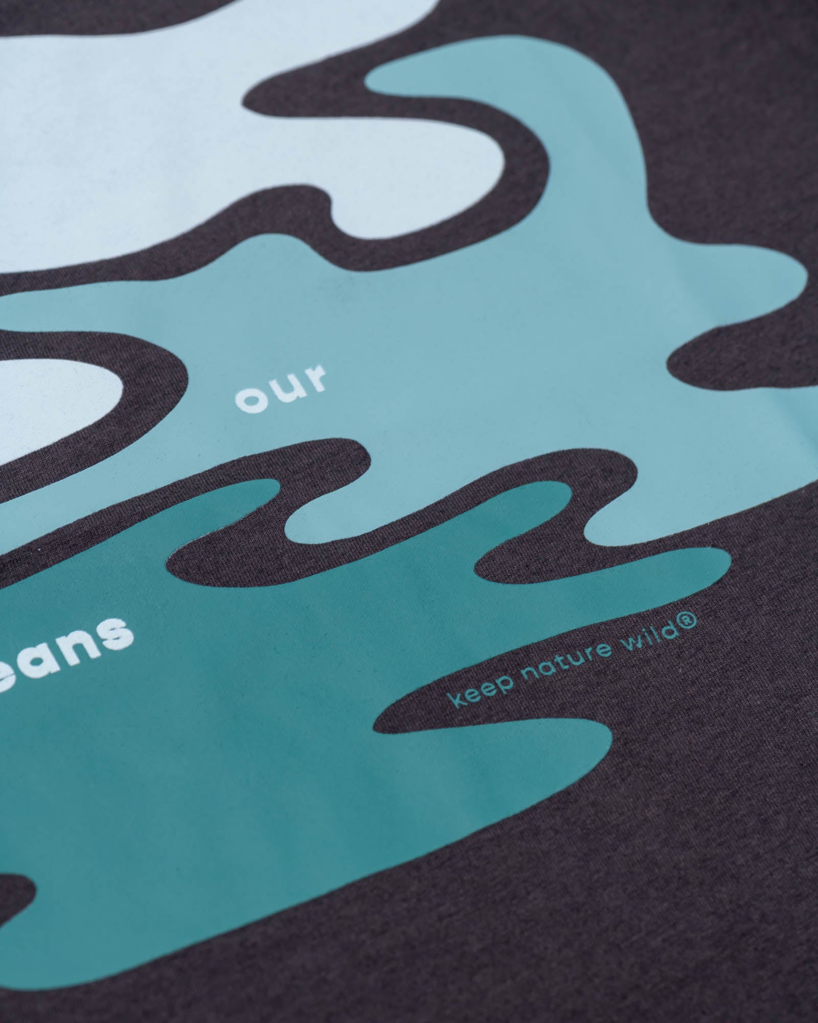 Protect Our Oceans Unisex Tee | Coal