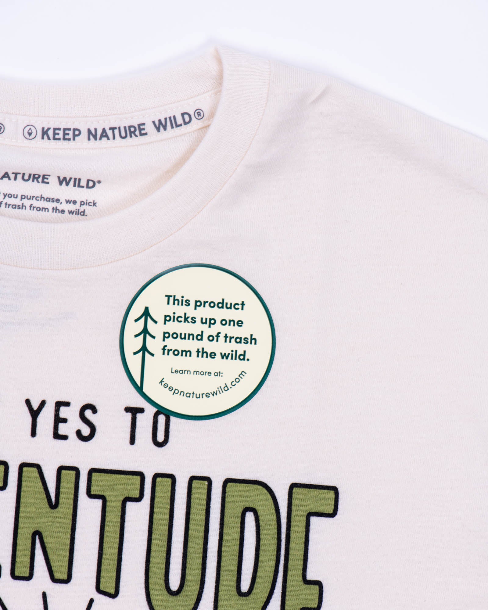 Say Yes to Adventure Unisex Tee | Natural
