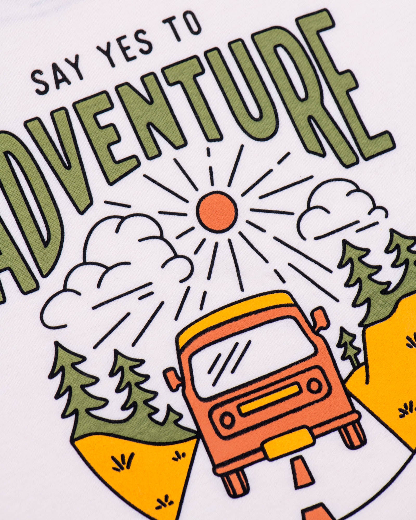 Say Yes to Adventure Unisex Tee | Natural