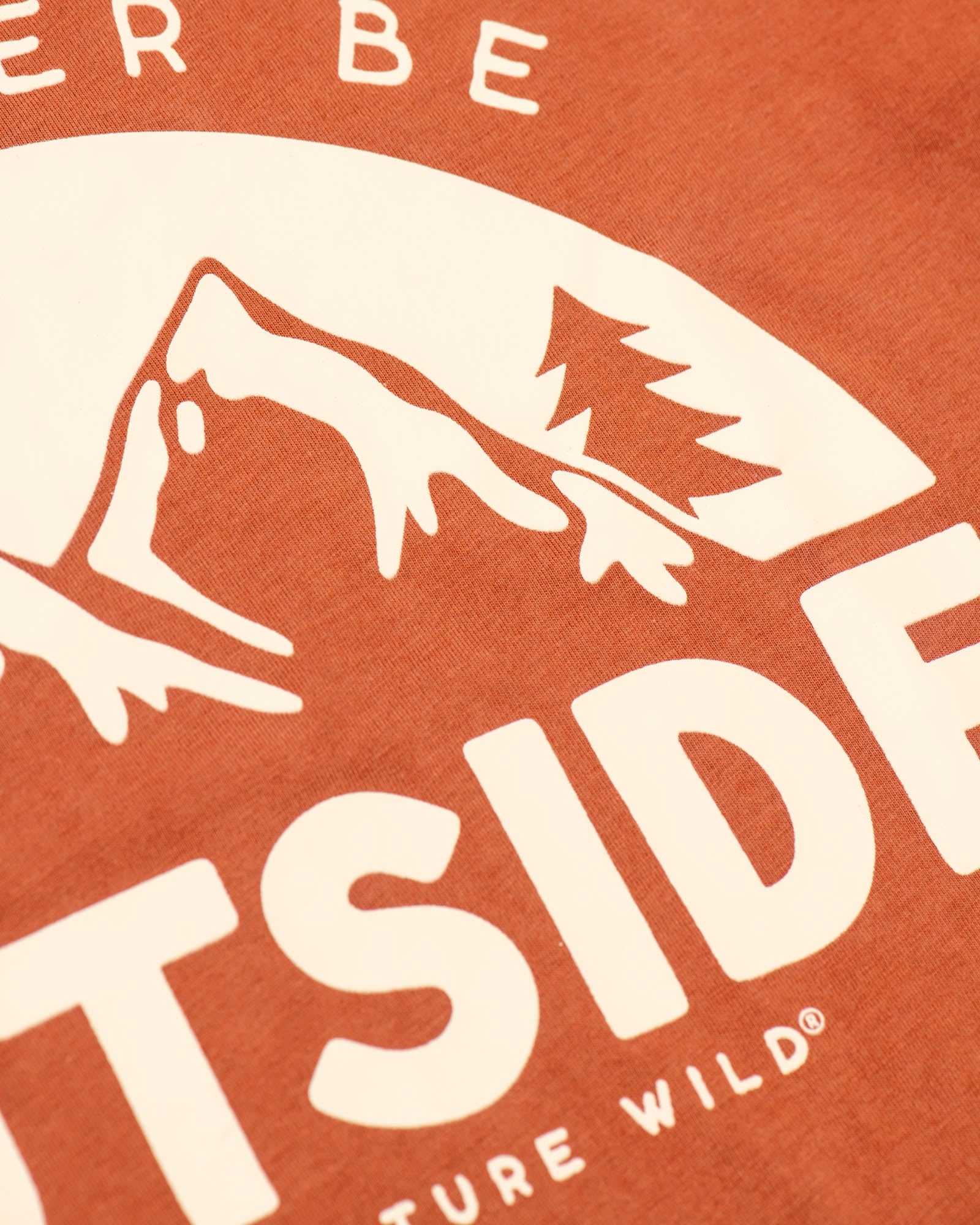 Be Outside Unisex Tee | Redwood