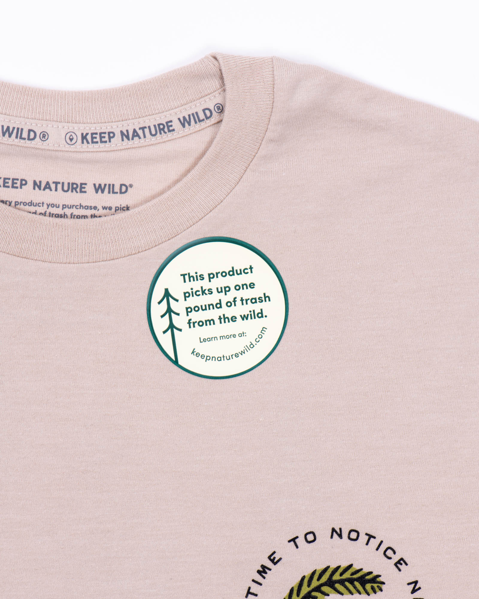 Nature Study Conifers Unisex Tee | Heather Tan