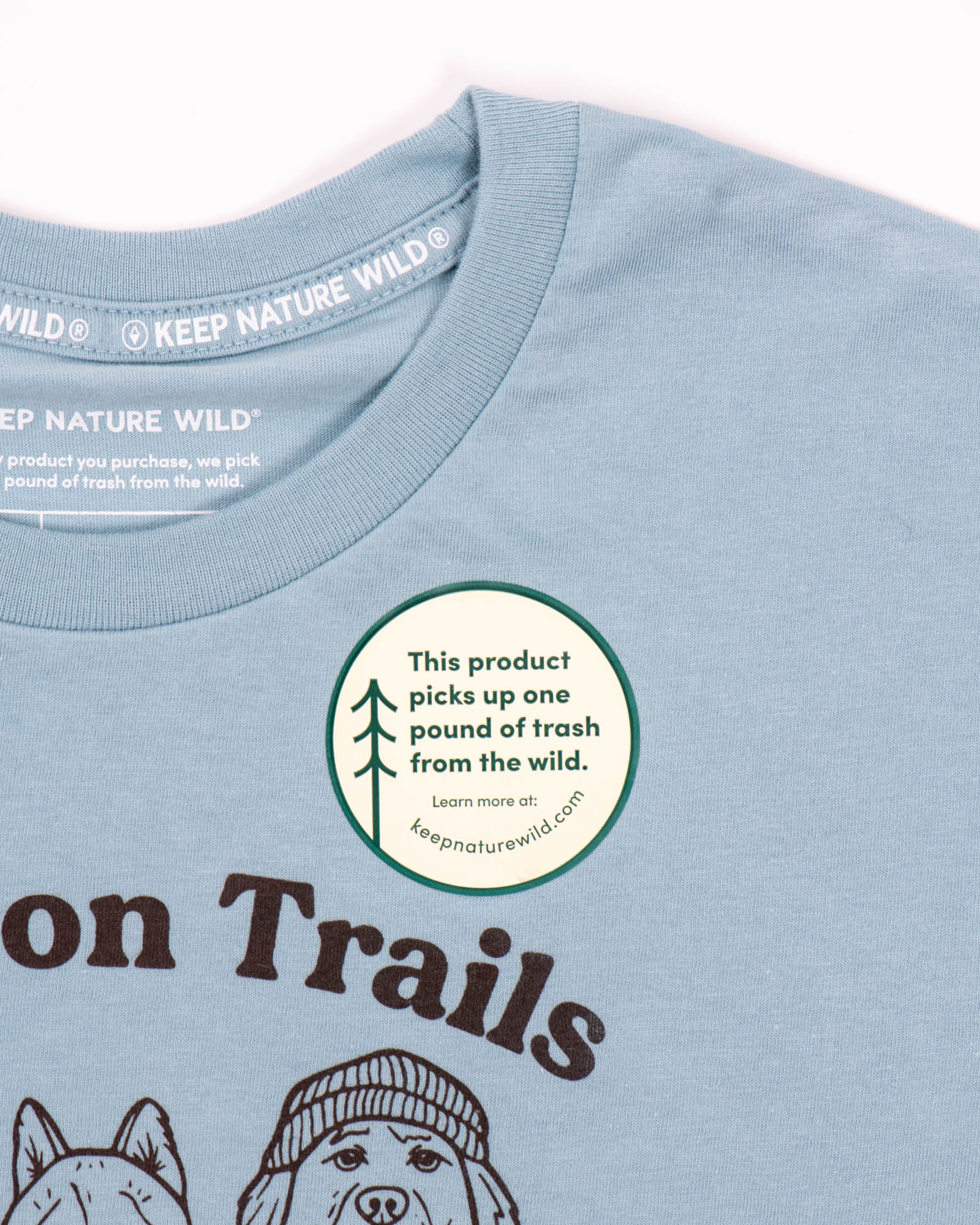 Happy Tails Unisex Tee | Morning Mist