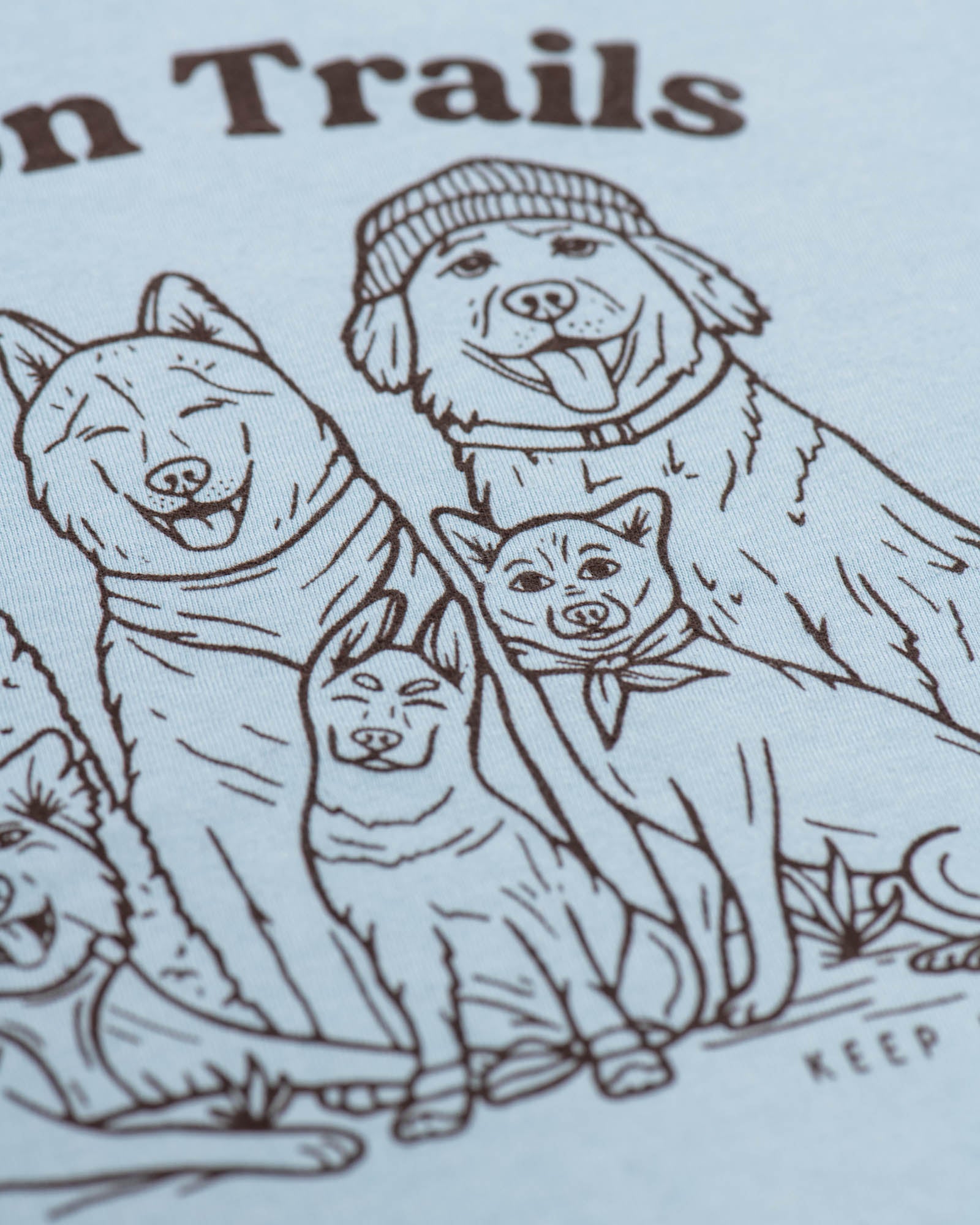 Happy Tails Unisex Tee | Morning Mist