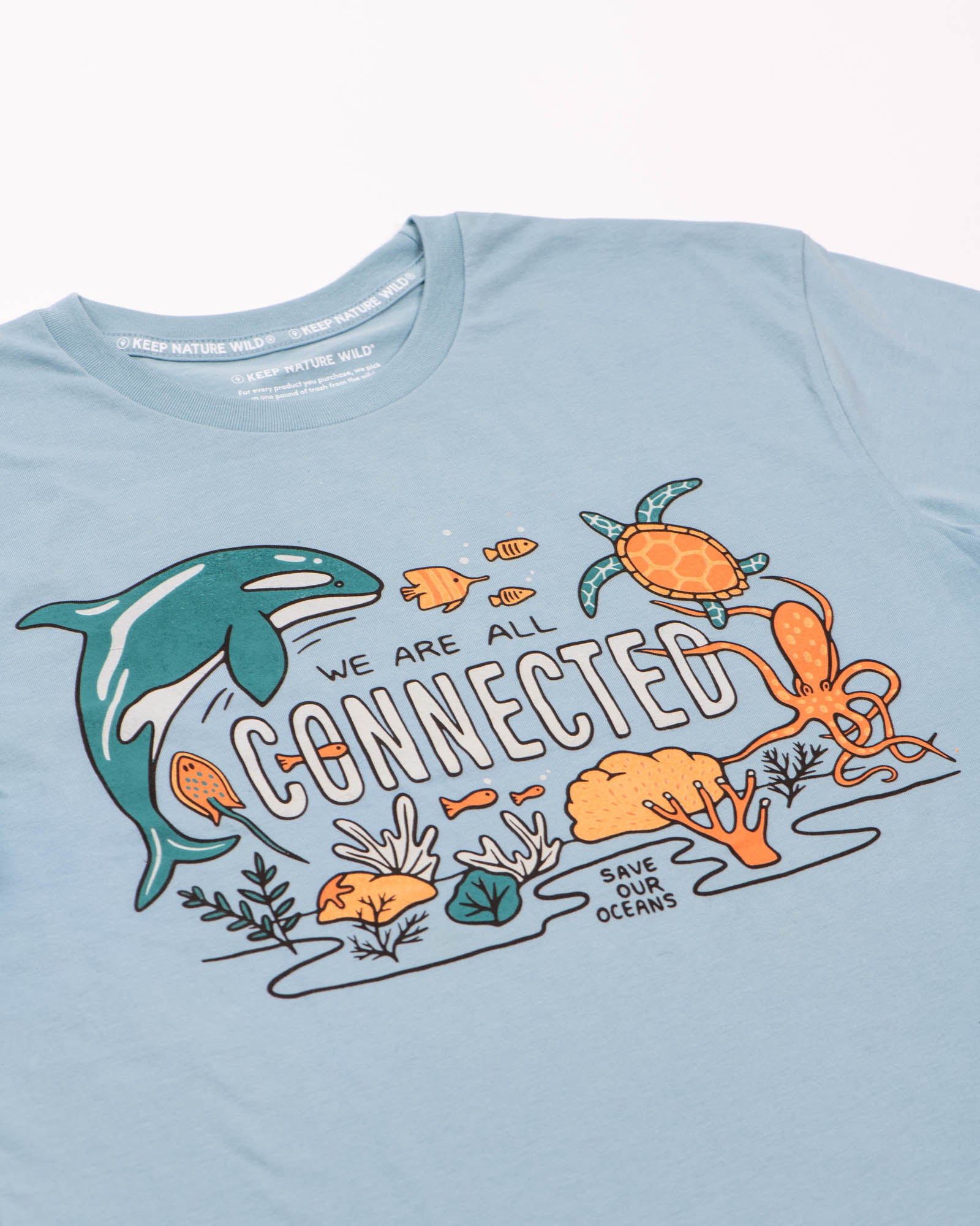 All Connected Unisex Tee | Morning Mist