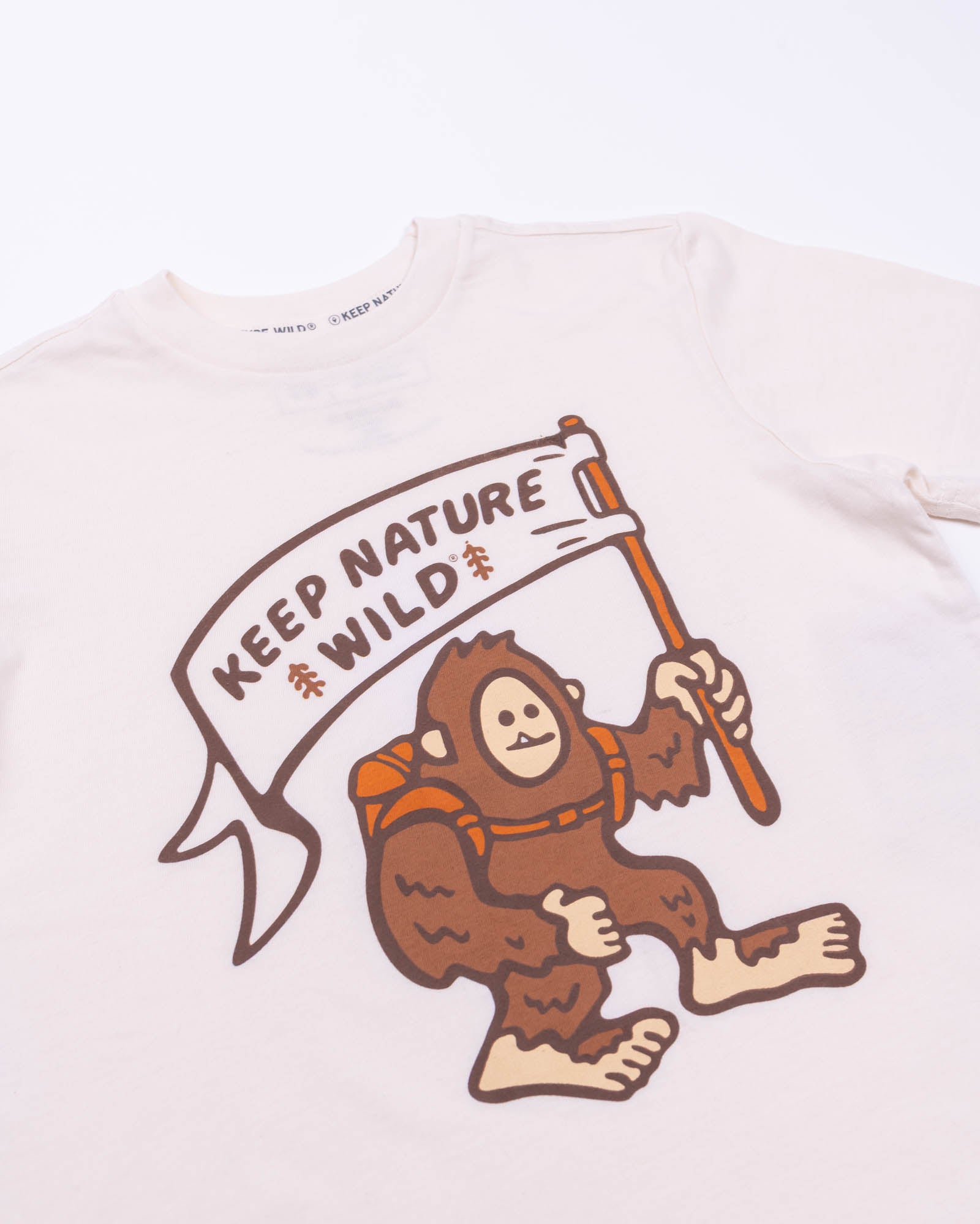 Happy Camper Squatch Youth Tee | Natural