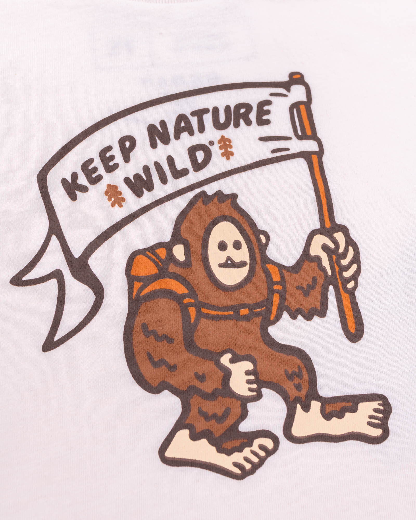 Happy Camper Squatch Toddler Tee | Natural