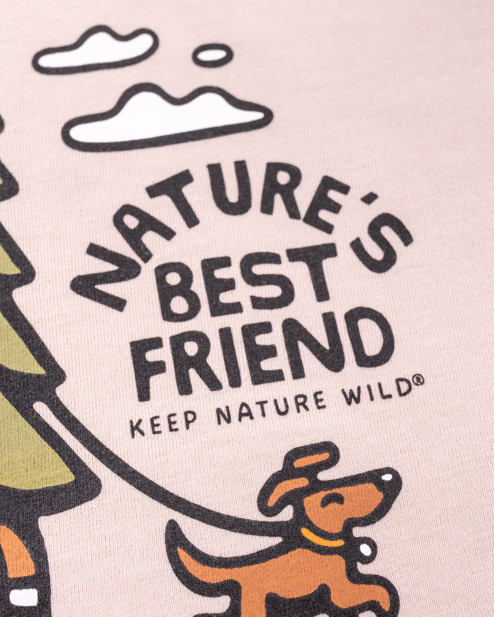 Nature's Best Friend Toddler Tee | Heather Tan