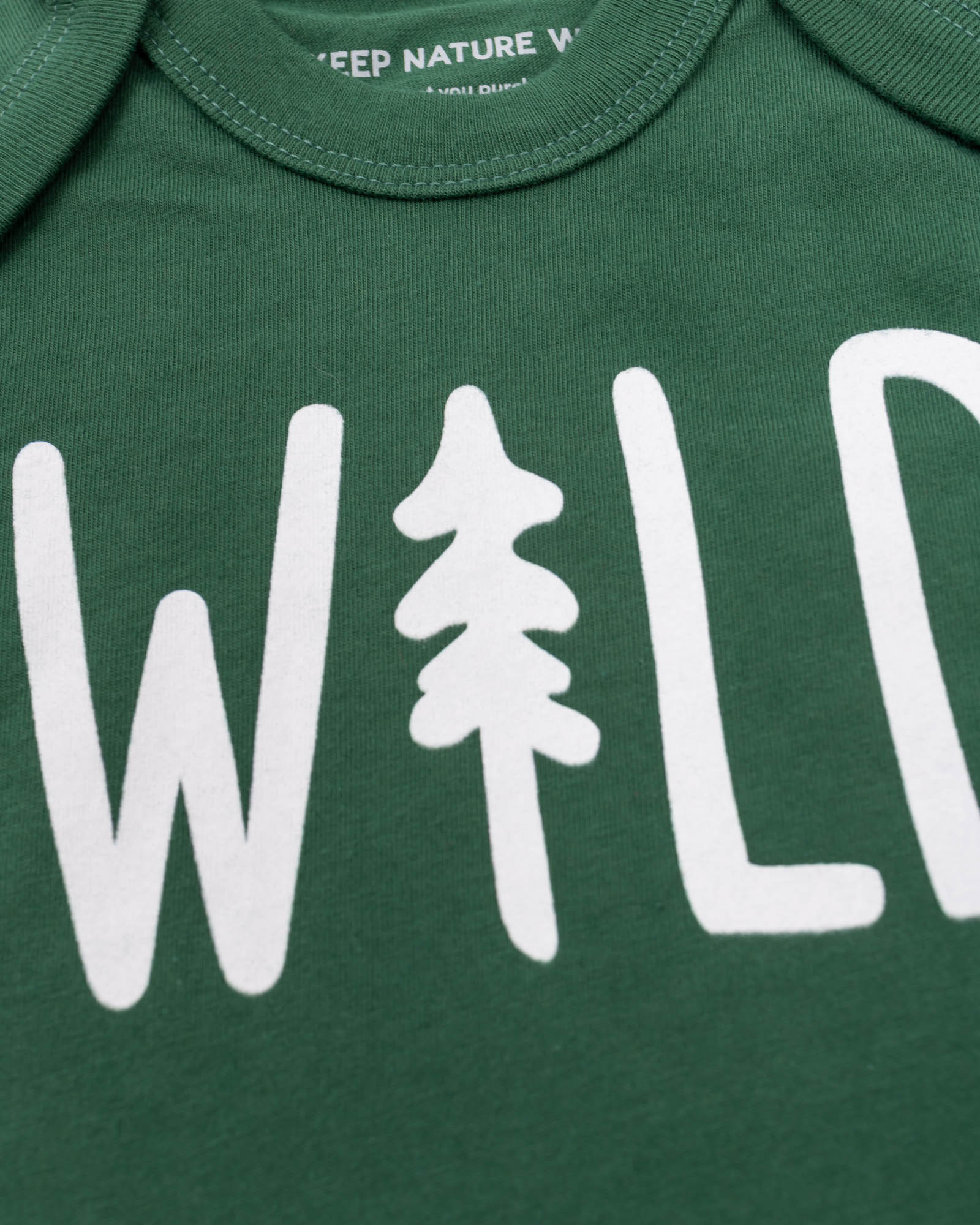 Wild Pine Baby Bodysuit | Heather Forest