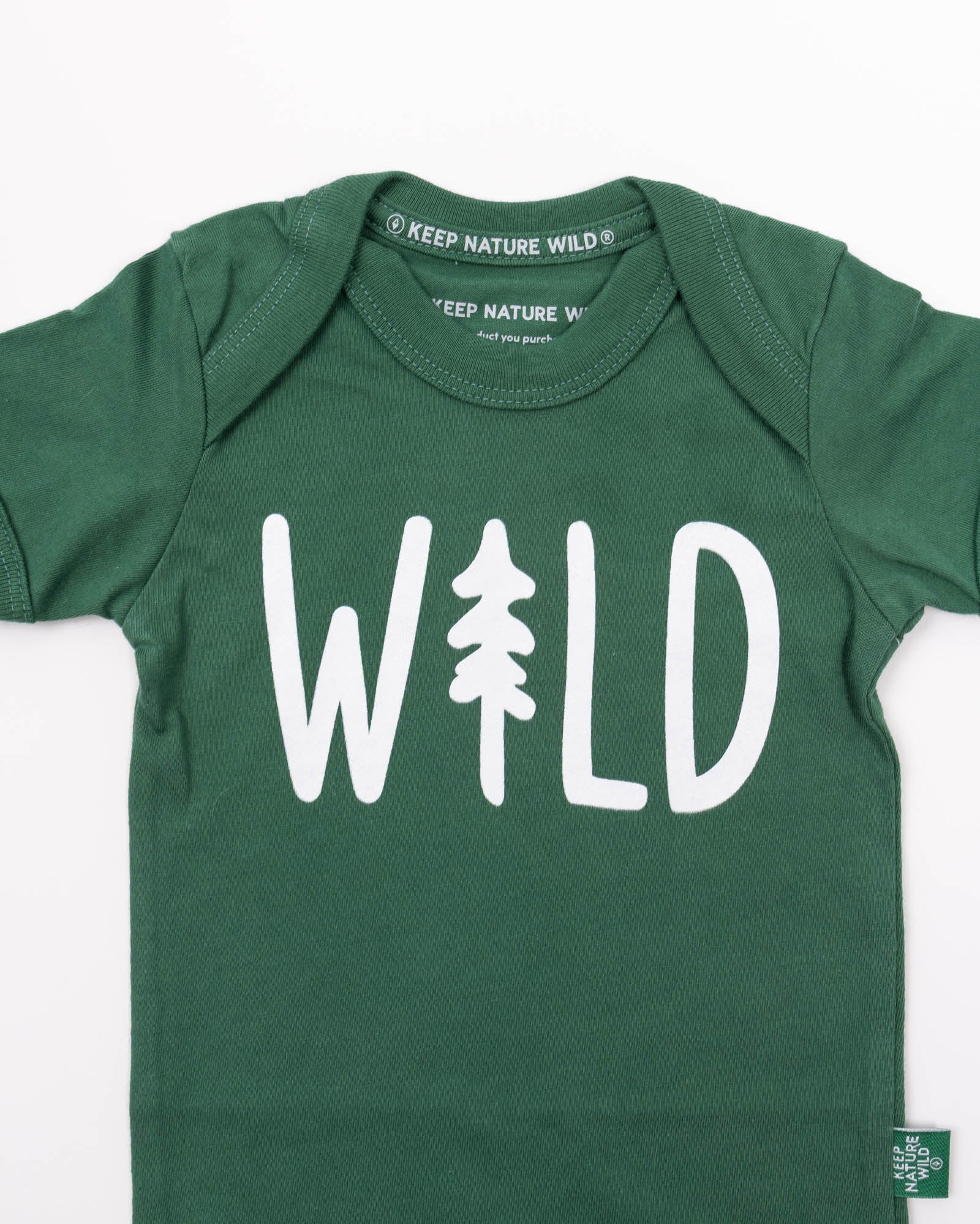 Wild Pine Baby Bodysuit | Heather Forest