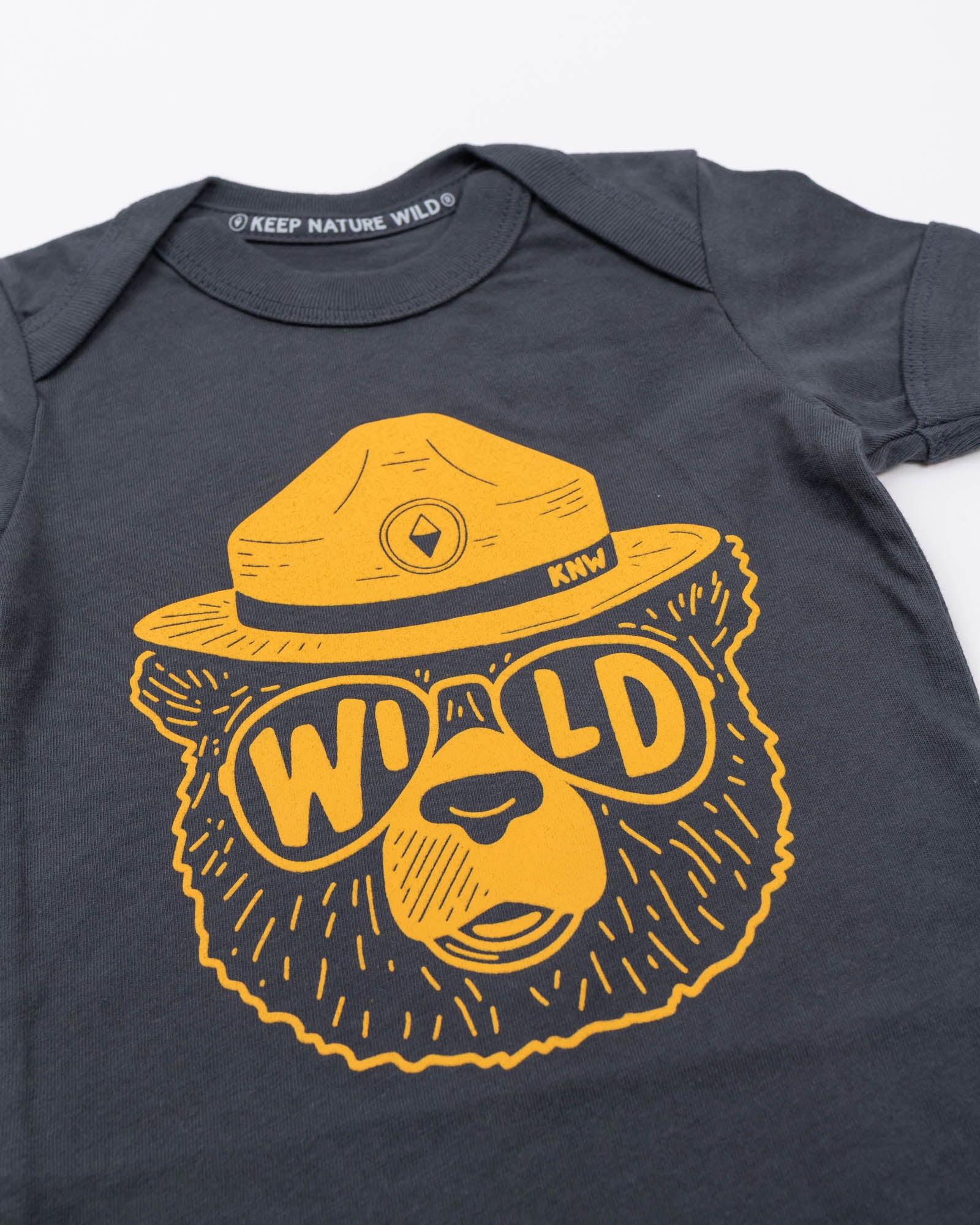 Wildbear Baby Bodysuit | Coal